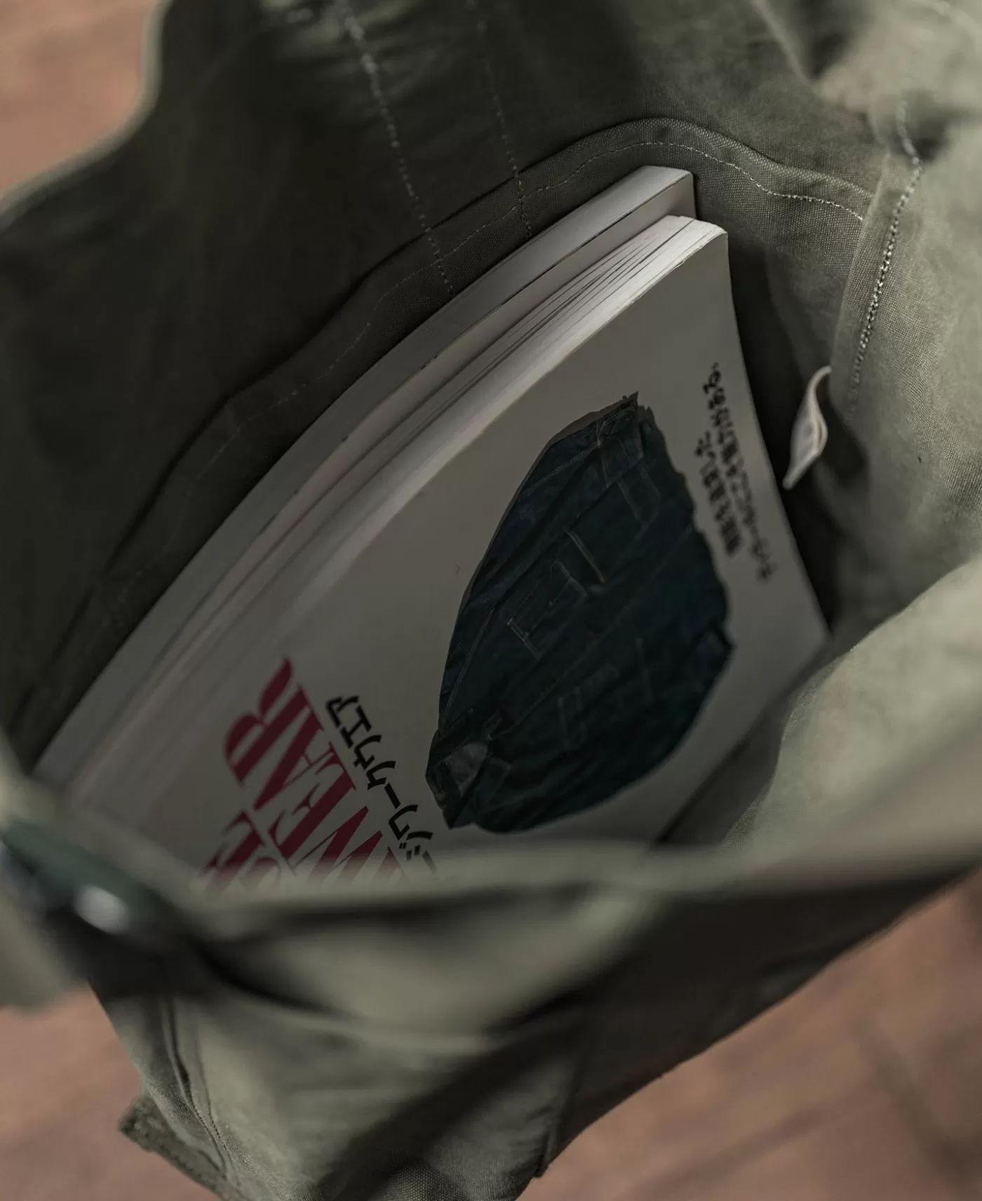 oz_canvas_tote_bag__olive_4.webp Best 18 oz Canvas Tote Bag - Bags & Luggage