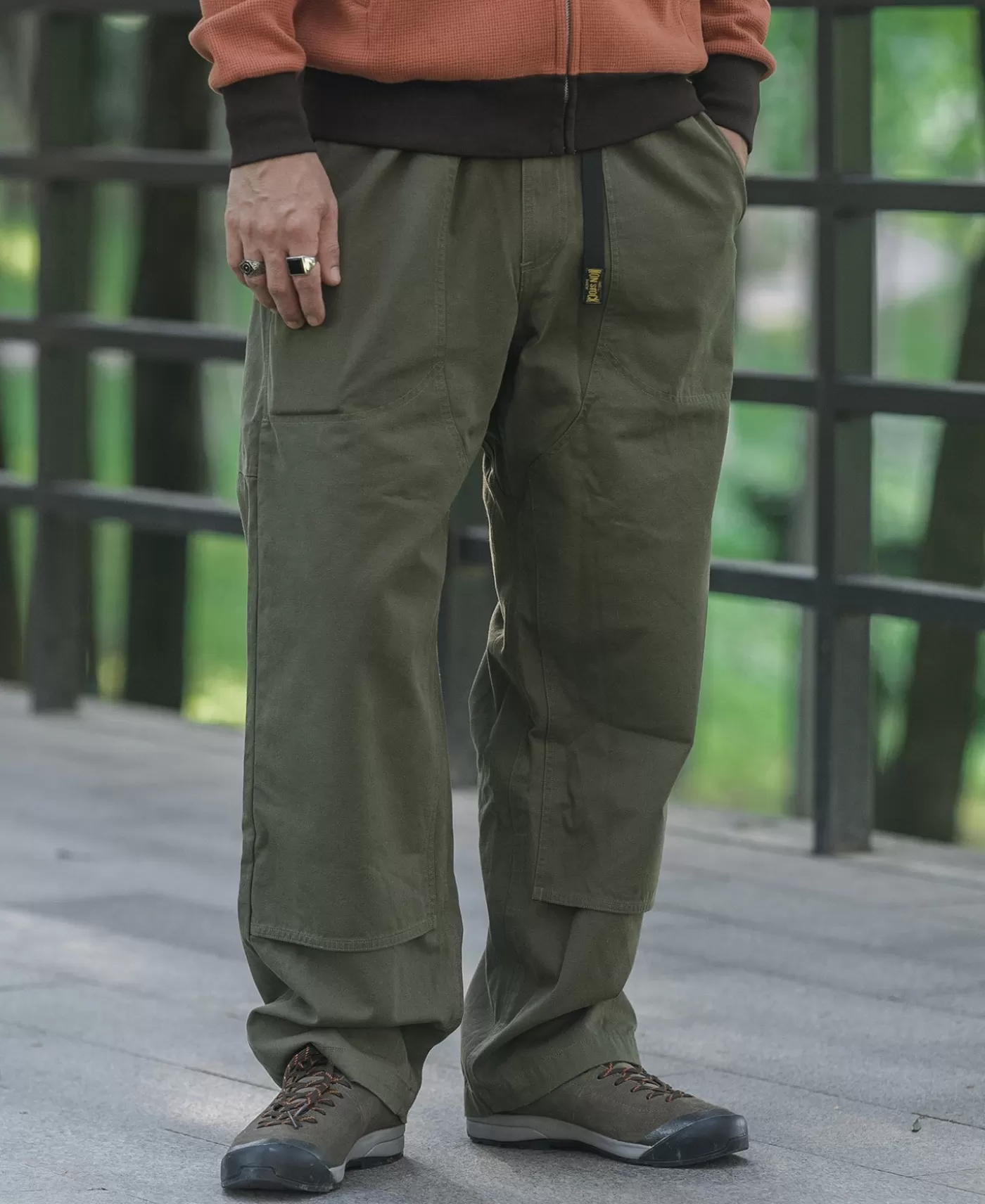 oz_cotton_canvas_climbing_pants__olive_2.webp Store 10 oz Cotton Canvas Climbing Pants - Pants & Trousers
