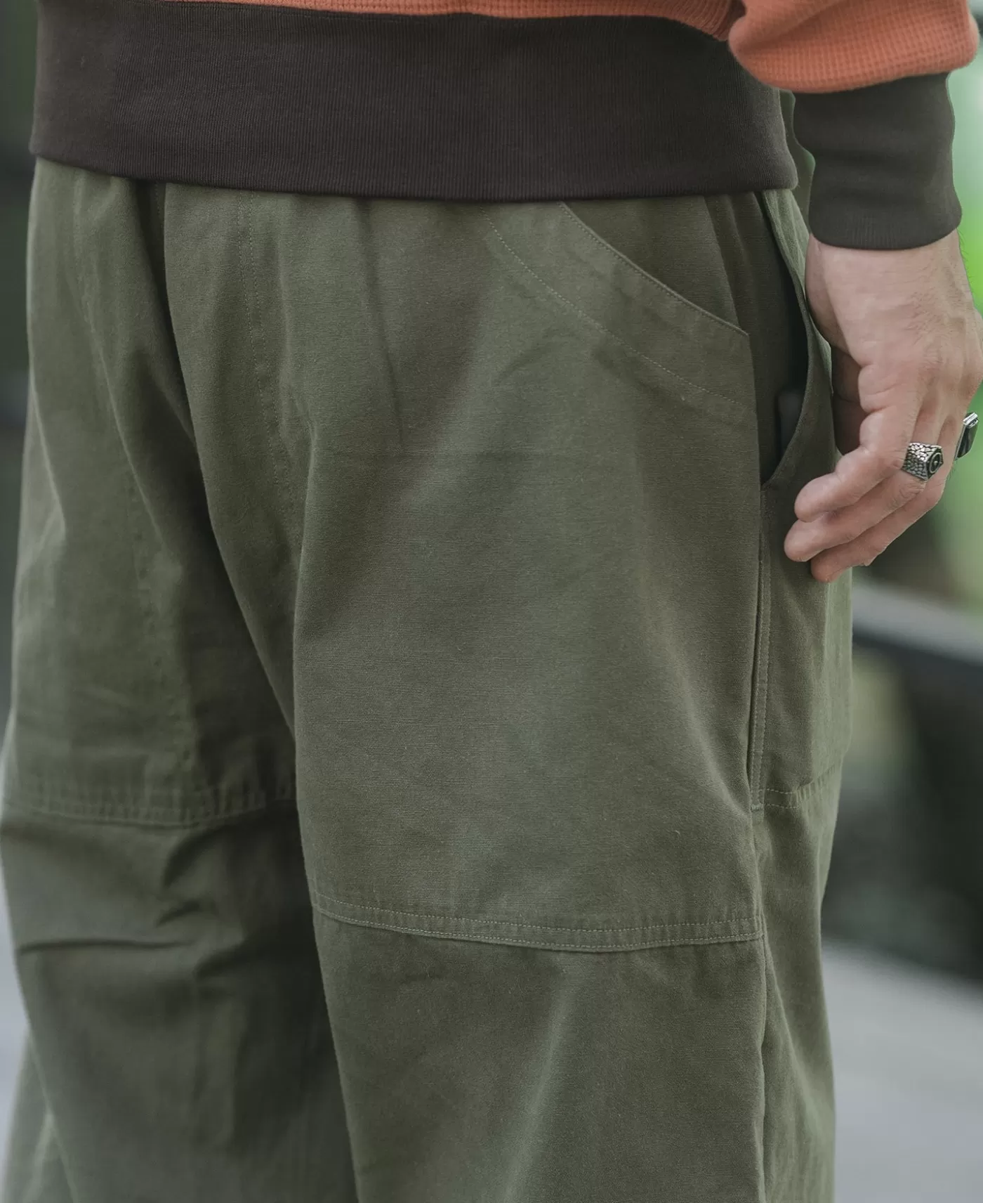 oz_cotton_canvas_climbing_pants__olive_3.webp Store 10 oz Cotton Canvas Climbing Pants - Pants & Trousers