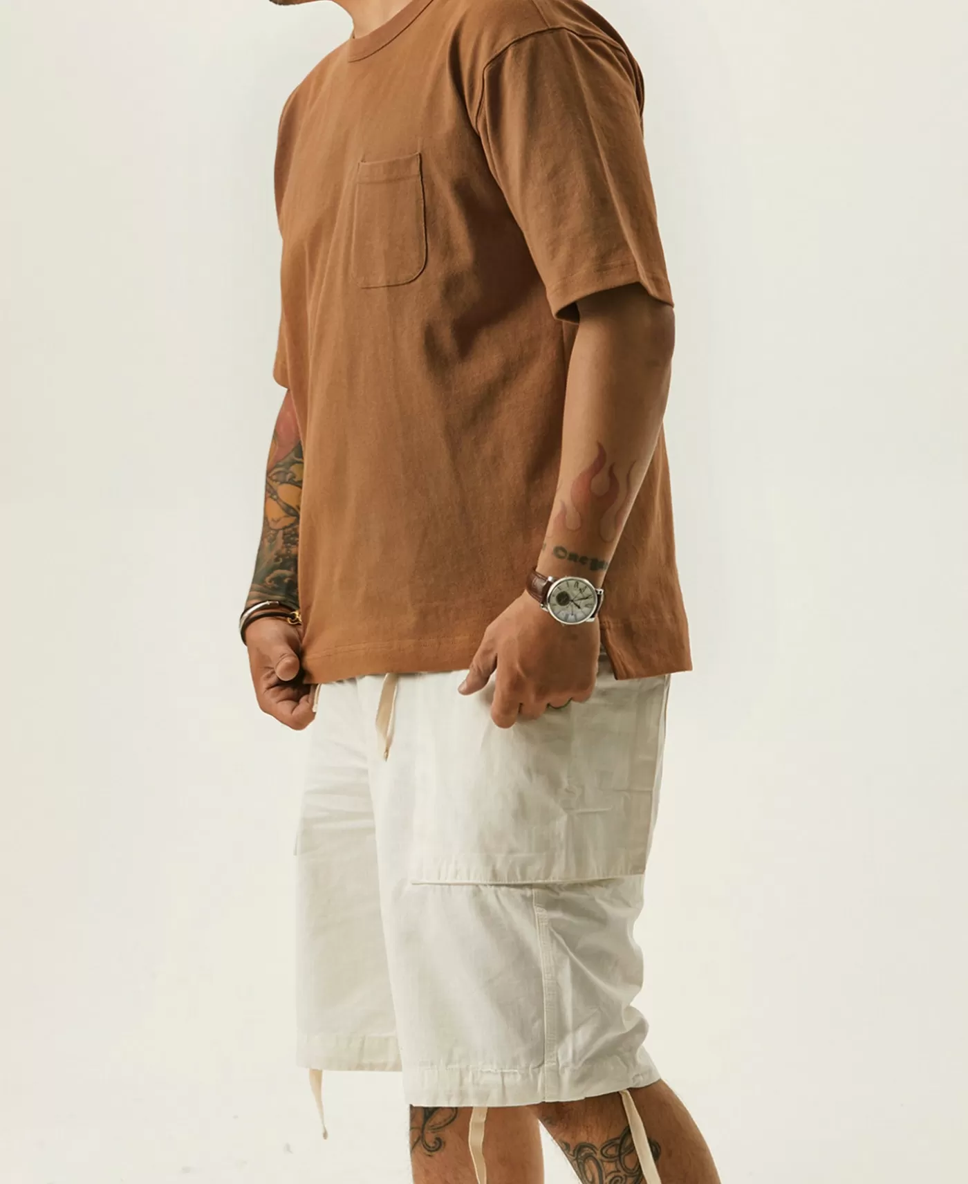 oz_cotton_classic_pocket_tshirt__light_brown_5.webp Cheap 9.8 oz Cotton Classic Pocket T-Shirt - Short Sleeve T-Shirts