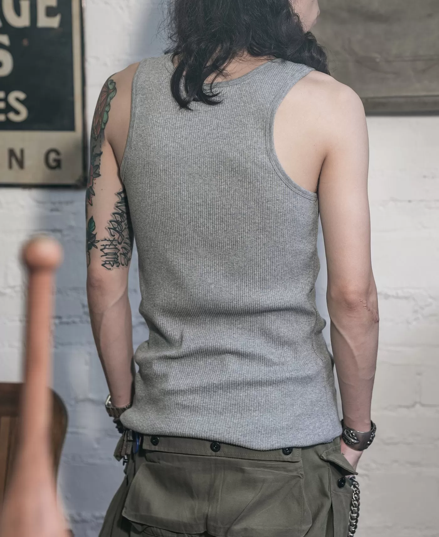oz_cotton_tank_top__gray_3.webp Flash Sale 10.5 oz Cotton Tank Top - Underwear