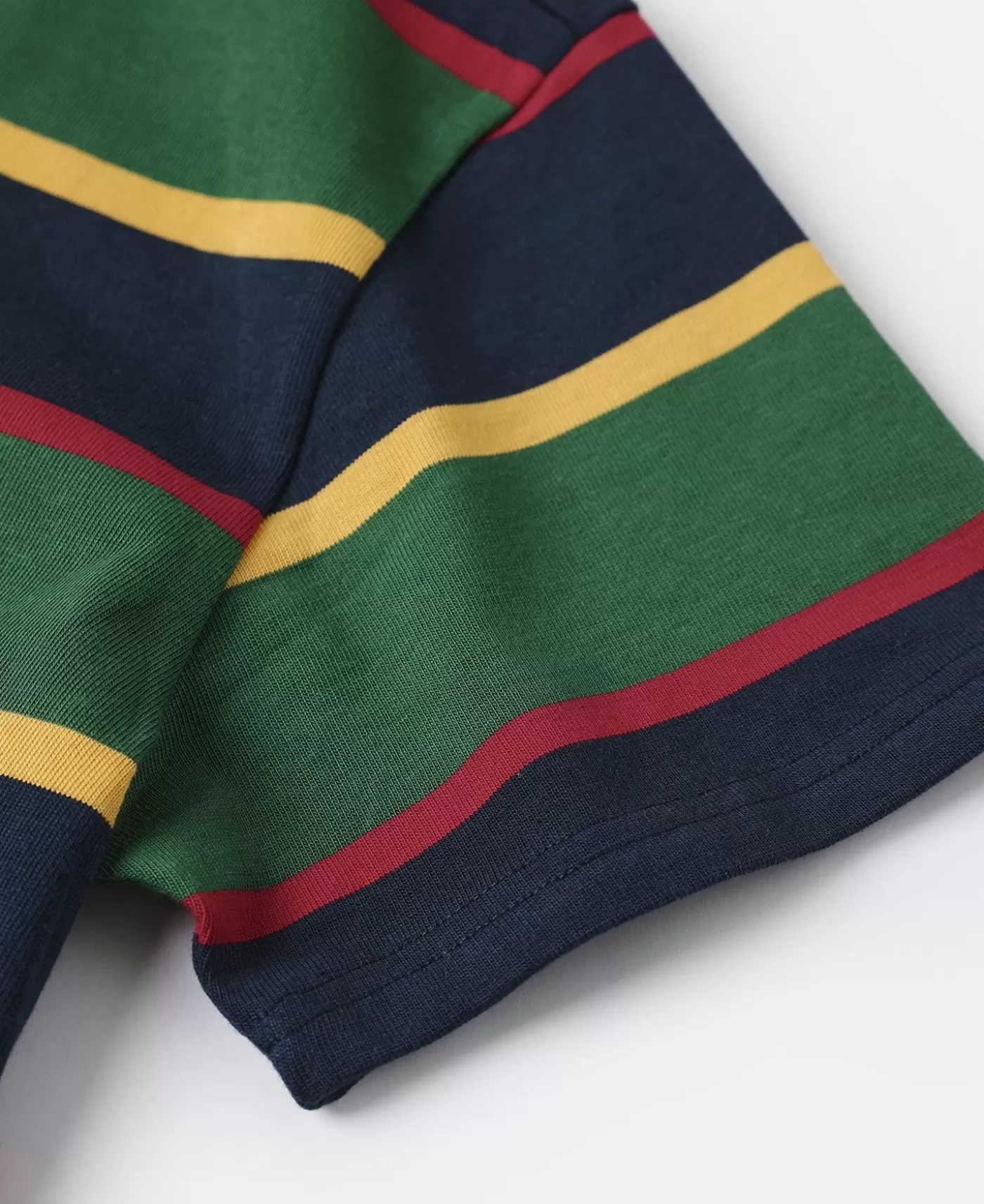 oz_ivy_style_striped_tshirt__navygreen_8.webp Hot 9.8 oz IVY Style Striped T-Shirt - Short Sleeve T-Shirts