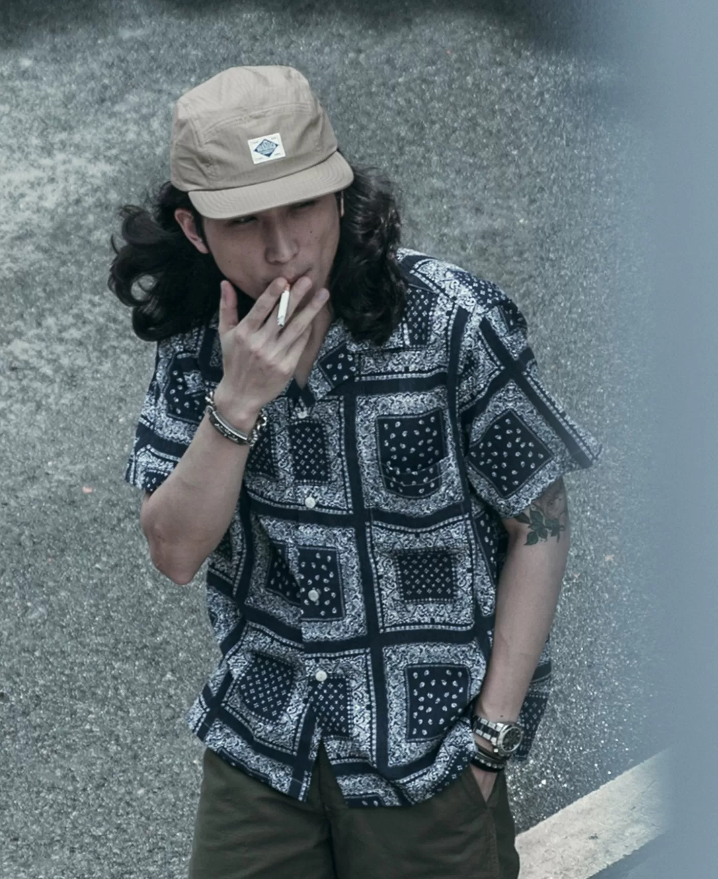 oz_ripstop_cotton__panel_cap__khaki_3.webp Best 7.5 oz Ripstop Cotton 5 Panel Cap - Hats & Caps