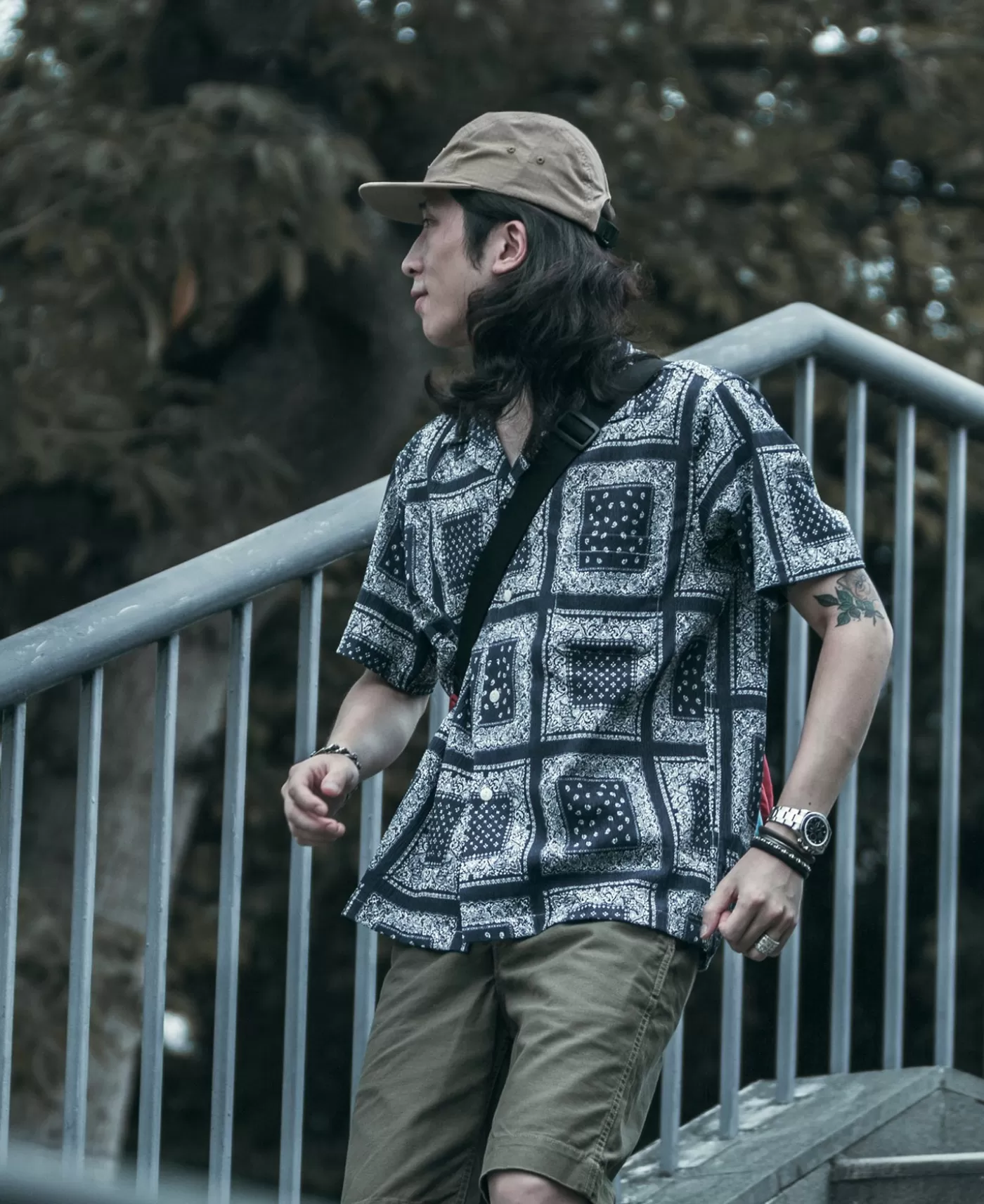 oz_ripstop_cotton__panel_cap__khaki_6.webp Best 7.5 oz Ripstop Cotton 5 Panel Cap - Hats & Caps