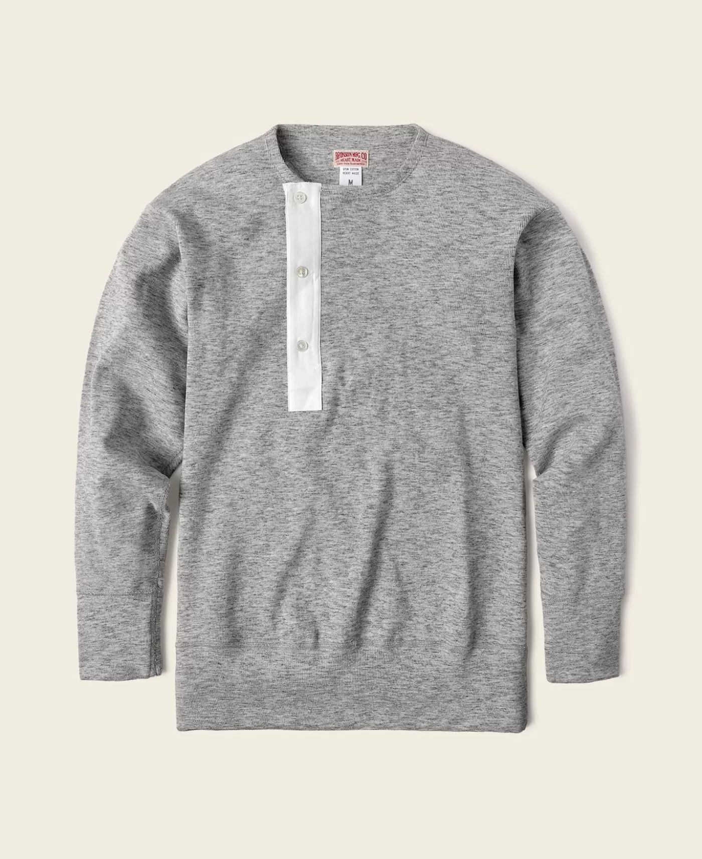 New 14 oz Side Closing Henley Shirt - Long Sleeve T-Shirts | Henleys