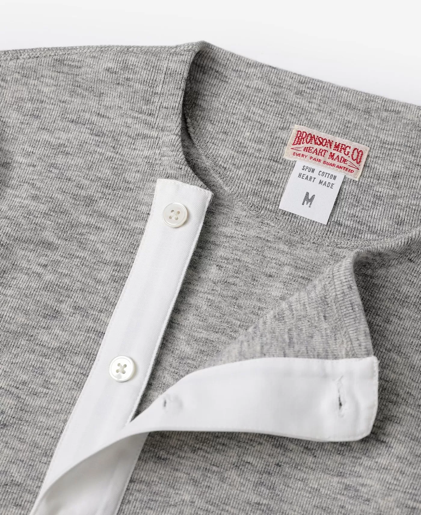 oz_side_closing_henley_shirt__gray_7.webp New 14 oz Side Closing Henley Shirt - Long Sleeve T-Shirts | Henleys