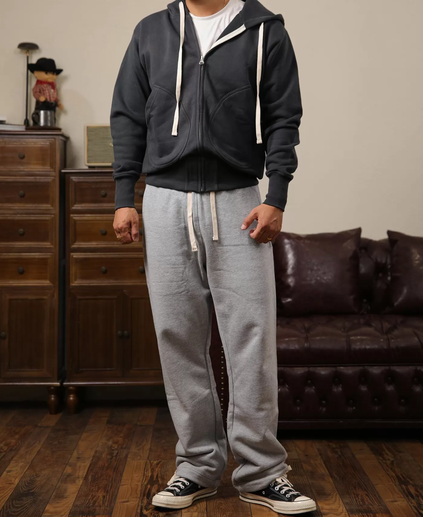 oz_terry_cloth_fullzip_hoodie__black_4.webp Cheap 17.5 oz Terry Cloth Full-Zip Hoodie - Sweatshirts & Hoodies | Jackets & Coats