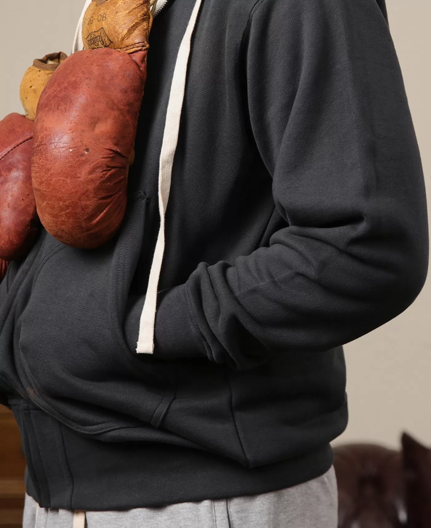 oz_terry_cloth_fullzip_hoodie__black_5.webp Cheap 17.5 oz Terry Cloth Full-Zip Hoodie - Sweatshirts & Hoodies | Jackets & Coats