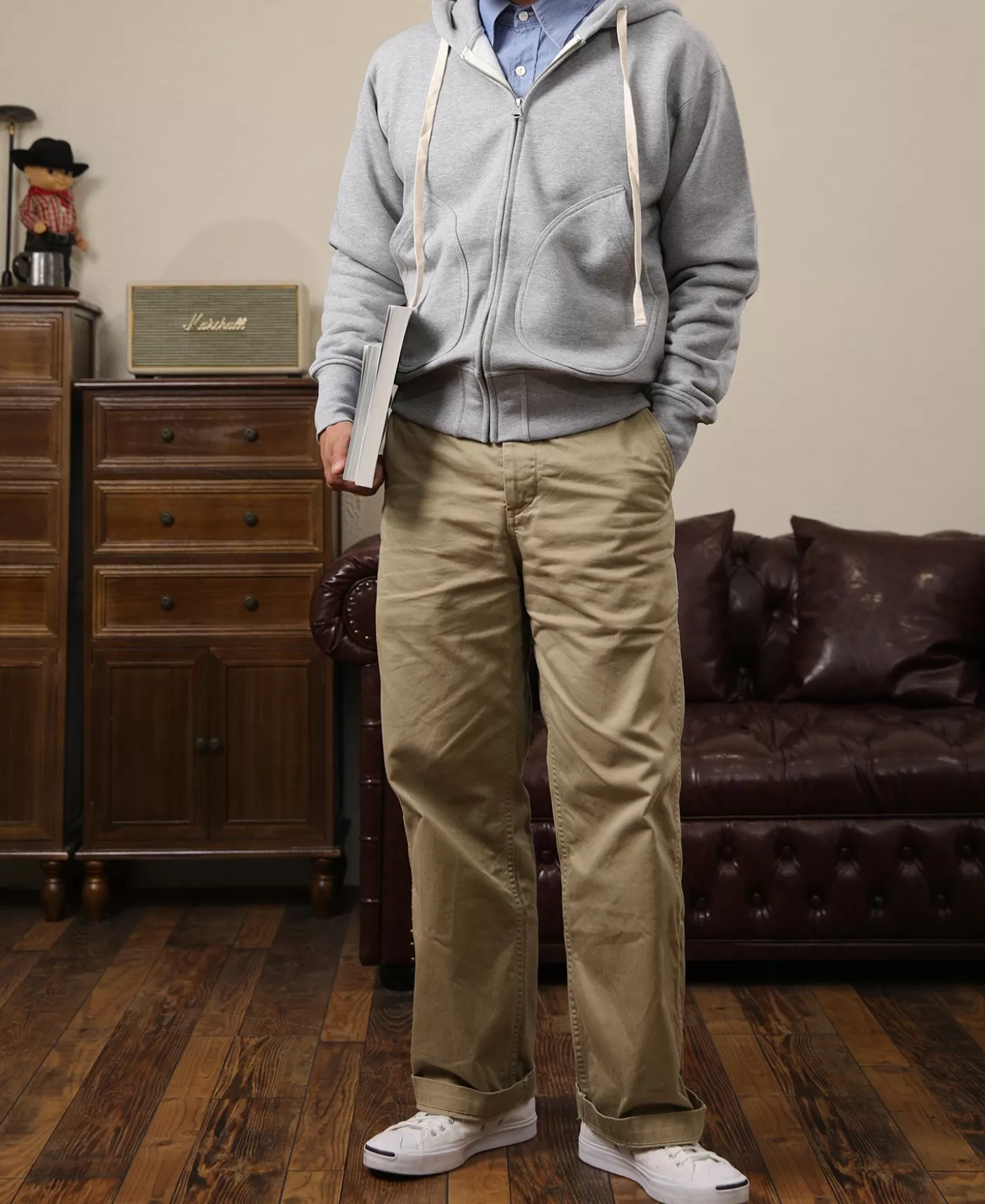 oz_terry_cloth_fullzip_hoodie__gray_5.webp Store 17.5 oz Terry Cloth Full-Zip Hoodie - Sweatshirts & Hoodies | Jackets & Coats