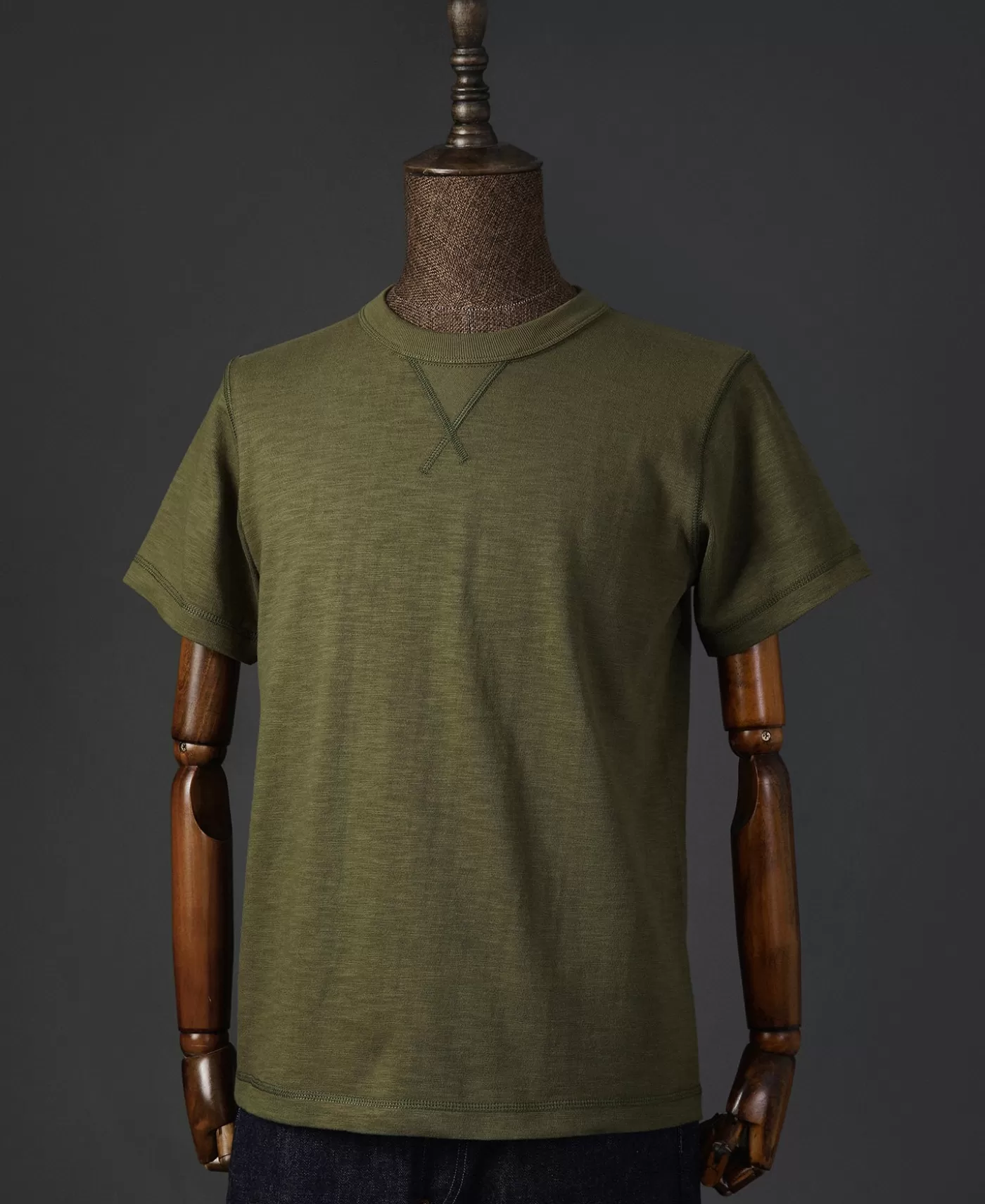 oz_us_cotton_tubular_gusset_tshirt__green_2.webp Flash Sale 10.5 oz US Cotton Tubular Gusset T-Shirt - Short Sleeve T-Shirts | Tubular T-Shirt