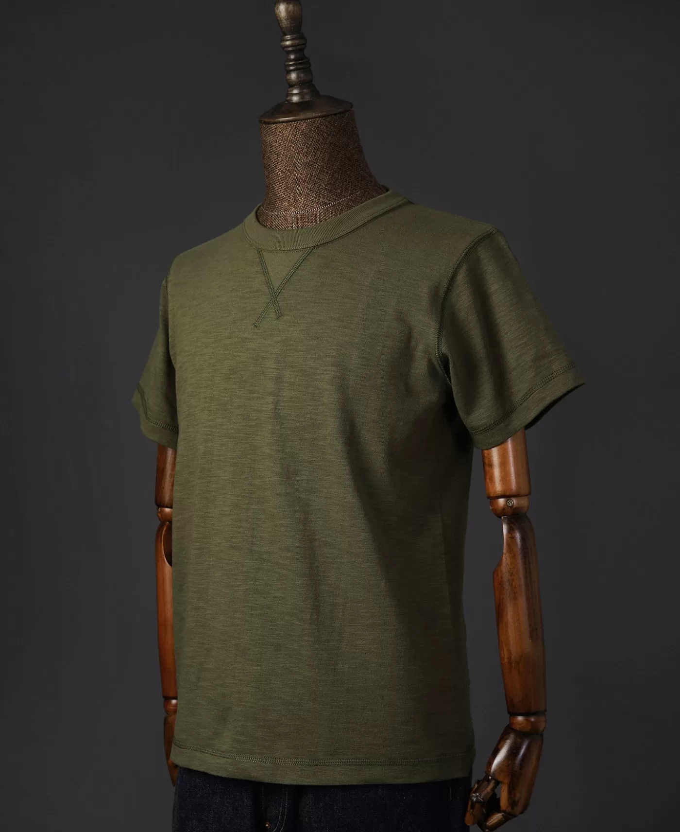 oz_us_cotton_tubular_gusset_tshirt__green_3.webp Flash Sale 10.5 oz US Cotton Tubular Gusset T-Shirt - Short Sleeve T-Shirts | Tubular T-Shirt