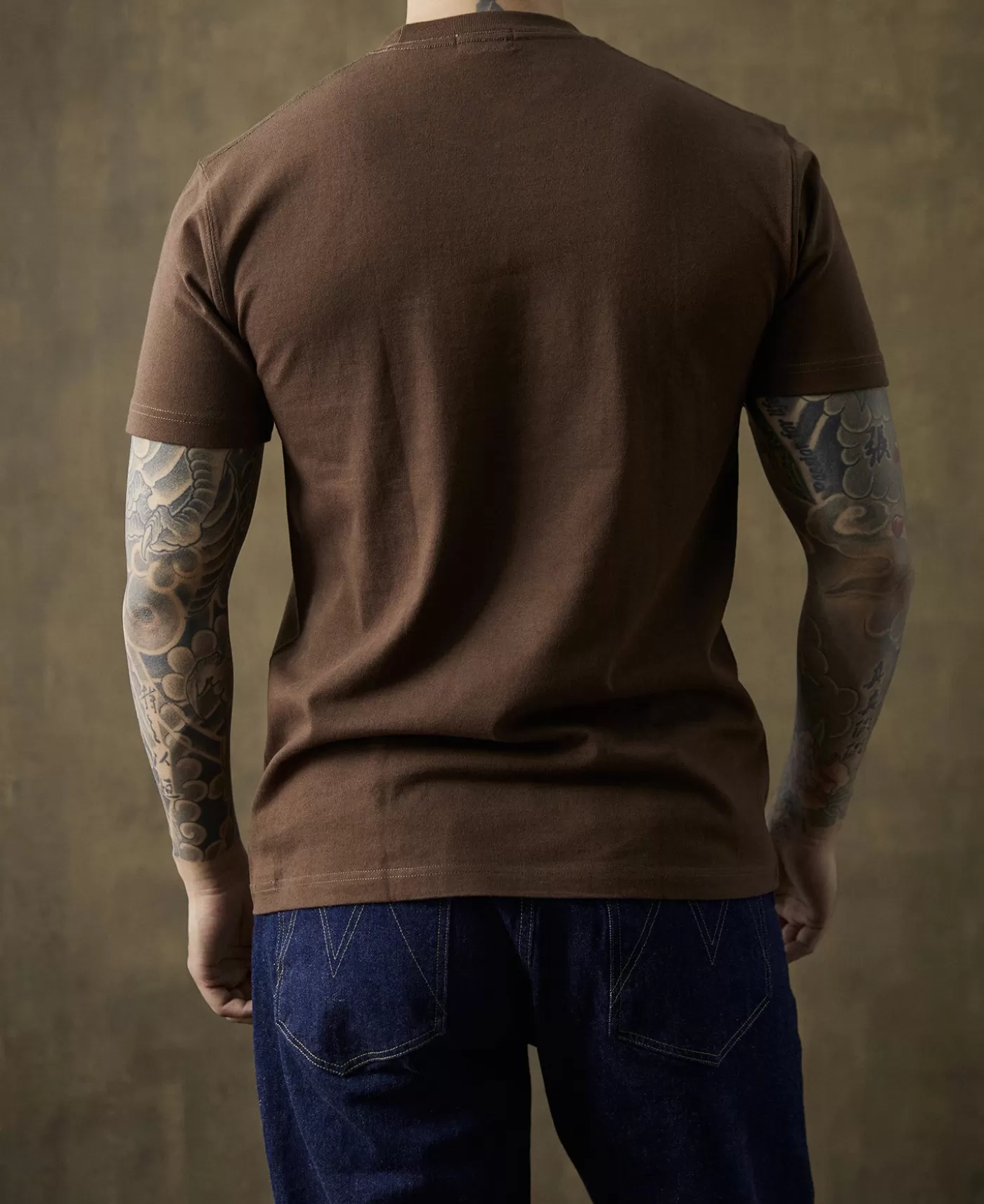 oz_us_cotton_tubular_tshirt__coffee_4.webp Clearance 9 oz US Cotton Tubular T-Shirt - Short Sleeve T-Shirts | Tubular T-Shirt
