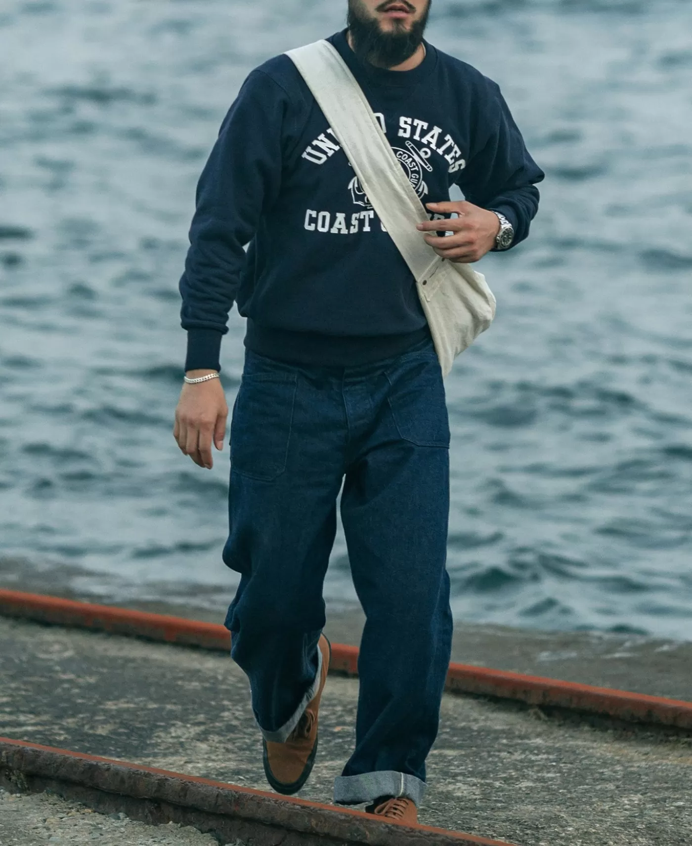 oz_uscg_reverse_weave_sweatshirt_4.webp Sale 21 oz USCG Reverse Weave Sweatshirt Sweatshirts & Hoodies