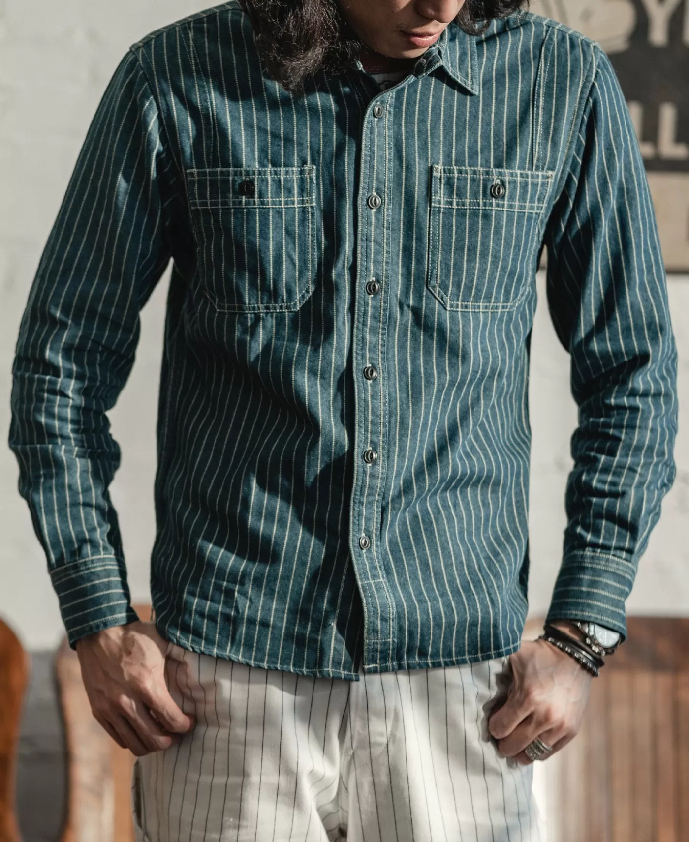 oz_wabash_vent_hole_work_shirt_2.webp Store 9 oz Wabash Vent Hole Work Shirt Long Sleeve Shirts