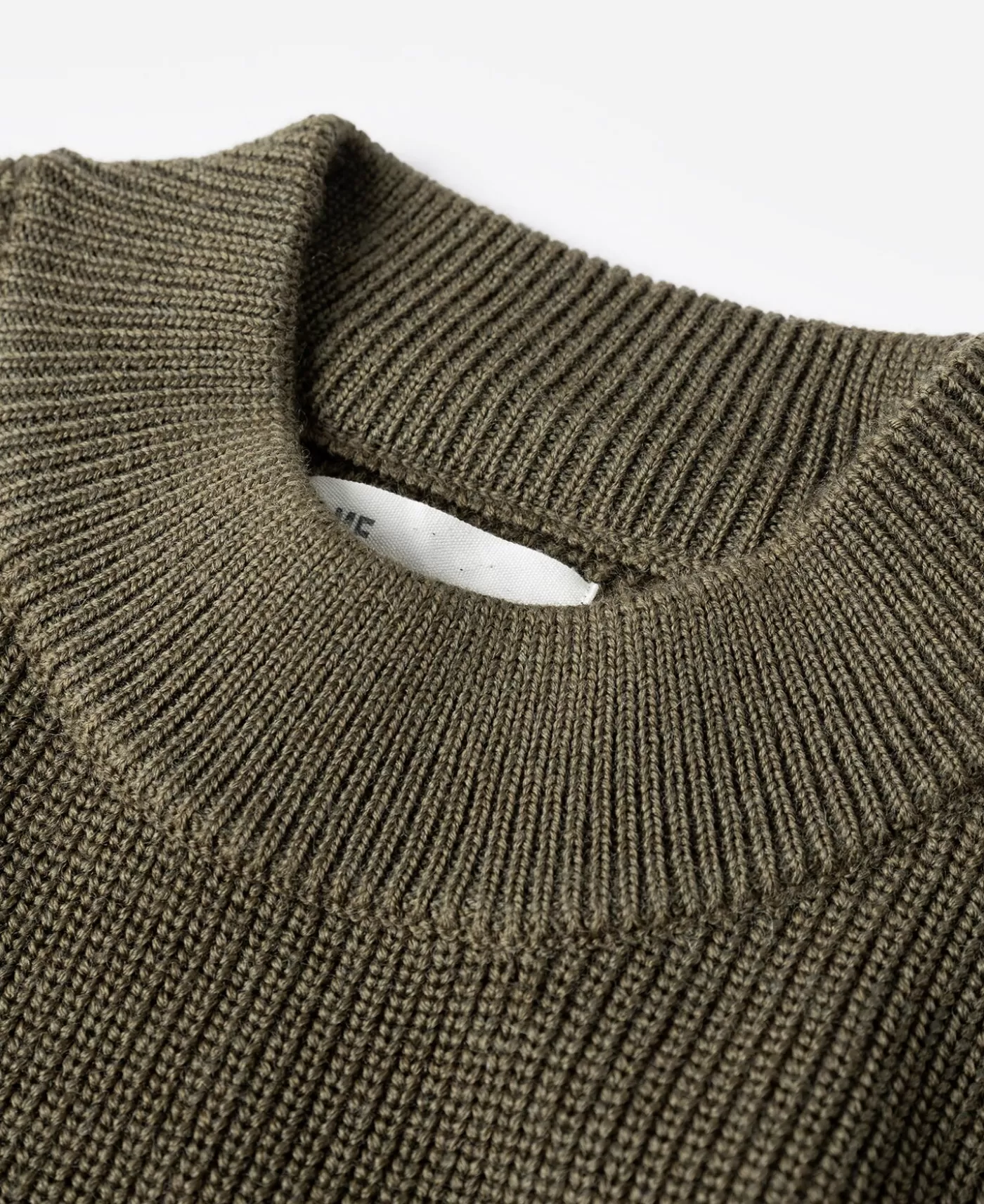 prewar_model_usn_woolen_sweater__olive_9.webp Shop Pre-War Model USN Woolen Sweater - Knitwear