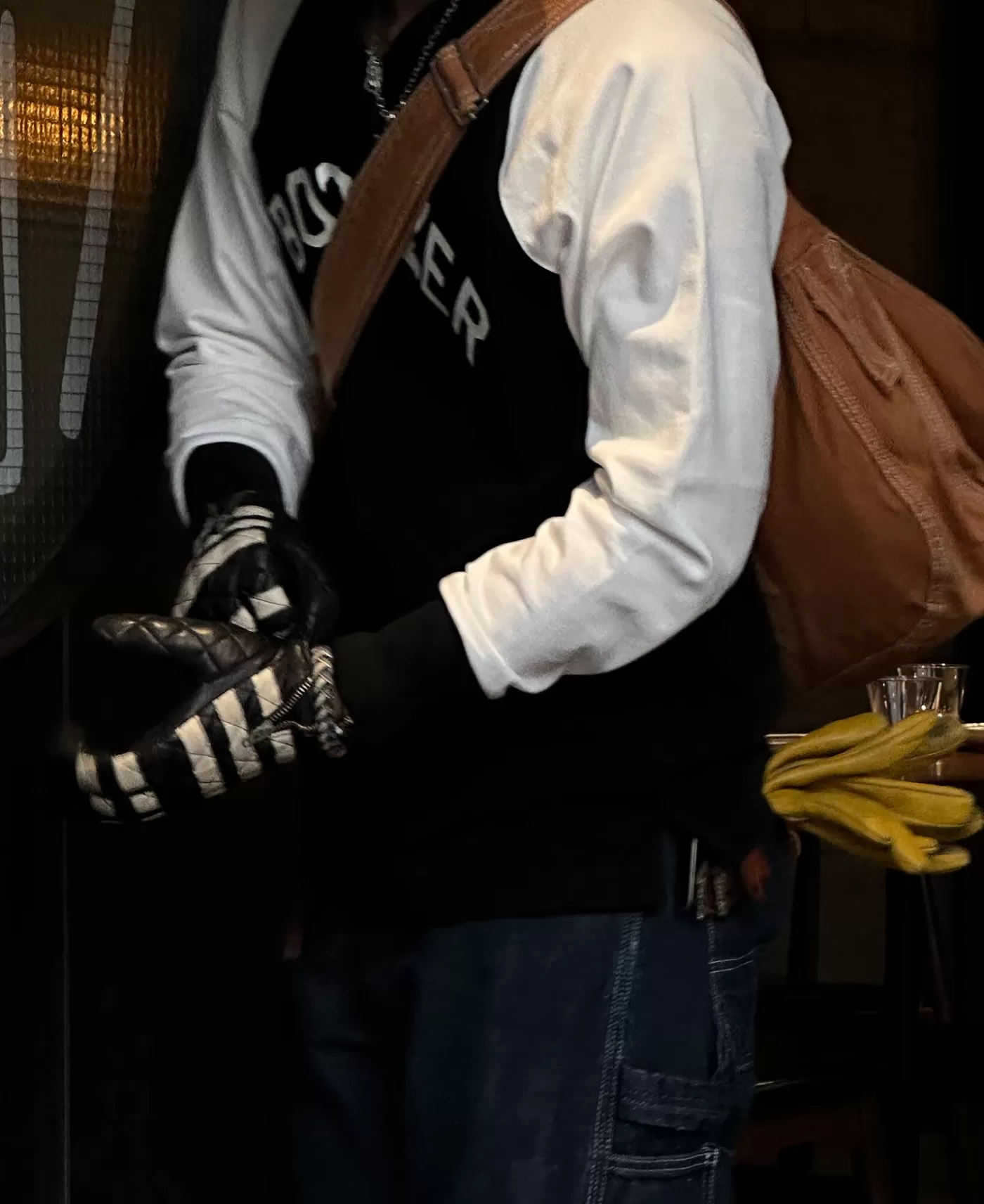 quarterzip_rider_printed_long_sleeve_tshirt__white_3.webp Store Quarter-Zip Rider Printed Long Sleeve T-Shirt - White Long Sleeve T-Shirts | Graphic T-Shirts