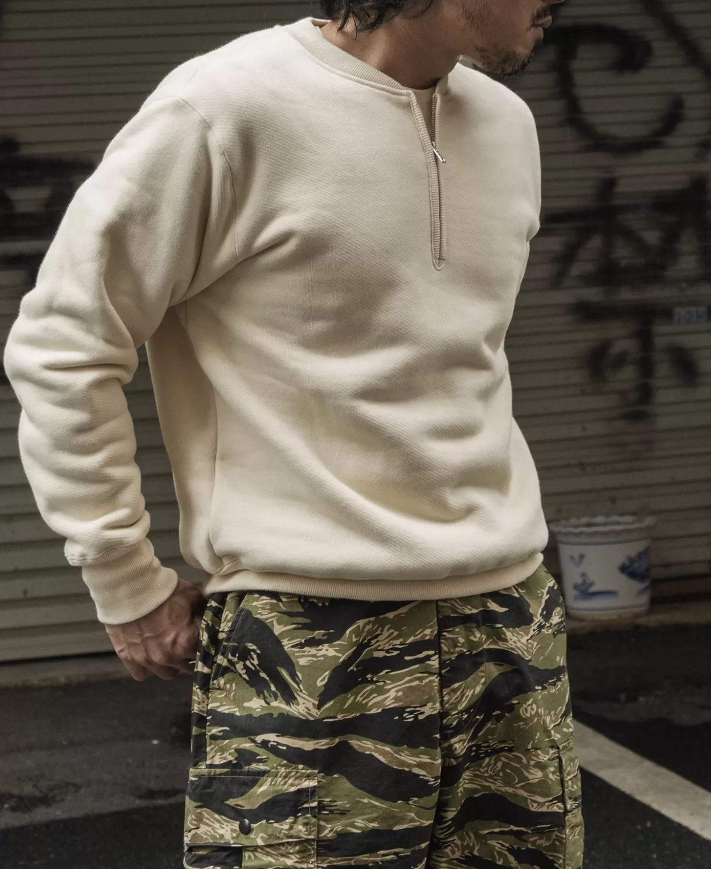 Best Sale Racing Half-Zip Heavyweight Fleece Sweatshirt - Sweatshirts & Hoodies