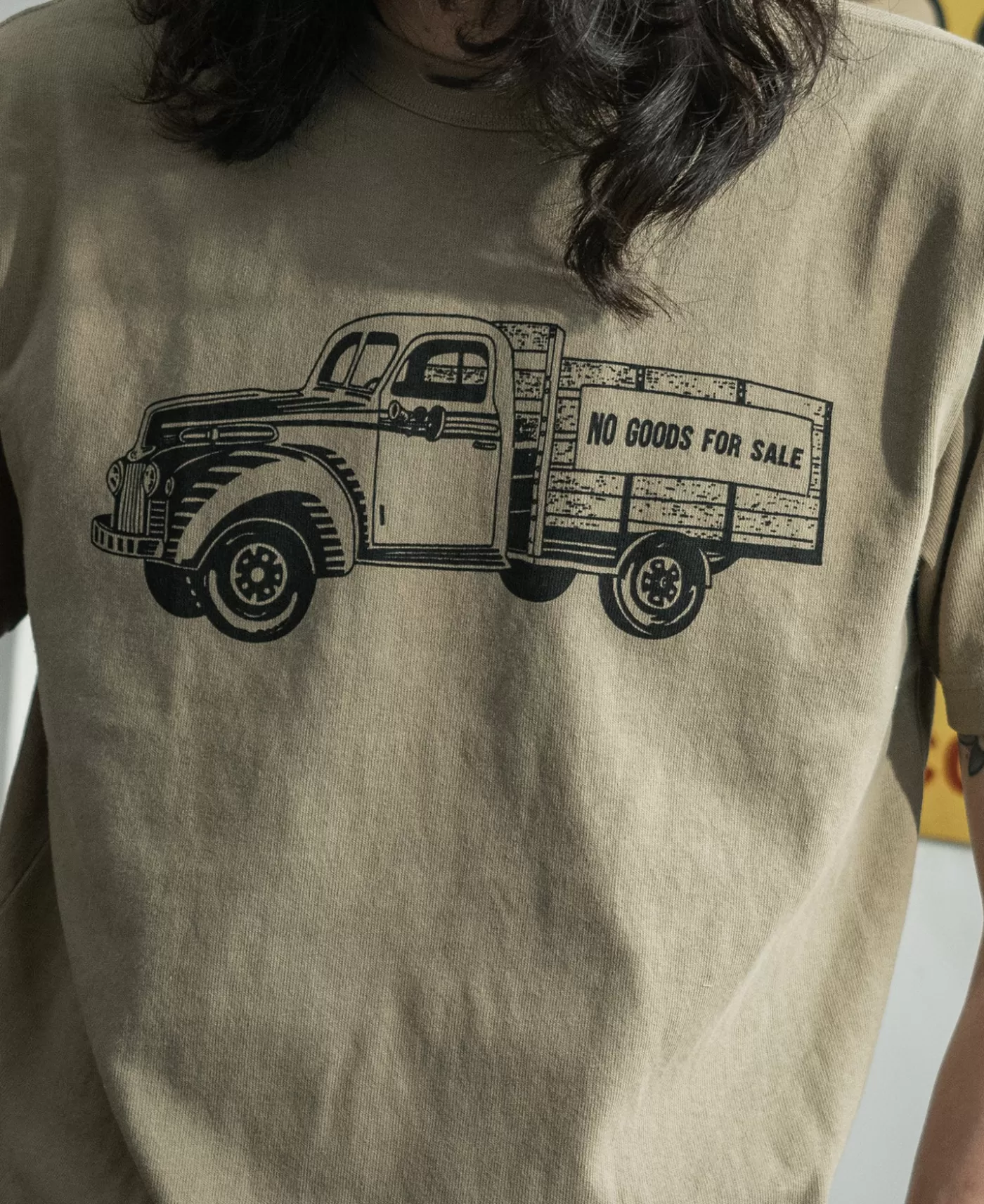 retro_truck_graphic_tshirt__khaki_2.webp Cheap Retro Truck Graphic T-Shirt - Short Sleeve T-Shirts | Graphic T-Shirts