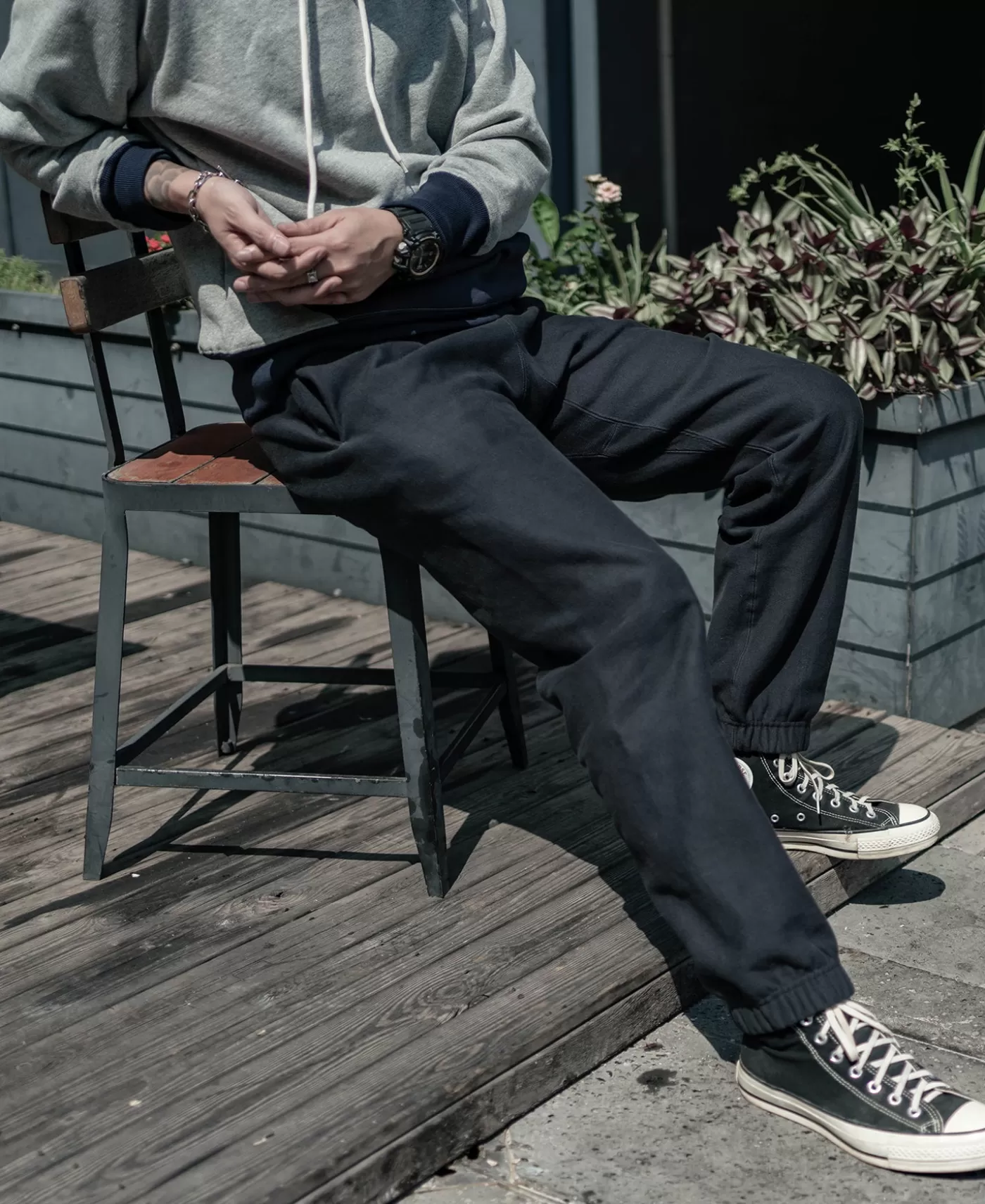 s__oz_terry_cloth_reverse_weave_sweatpants__black_2.webp Cheap 1950s 20.5 oz Terry Cloth Reverse Weave Sweatpants - Pants & Trousers | Sweatpants