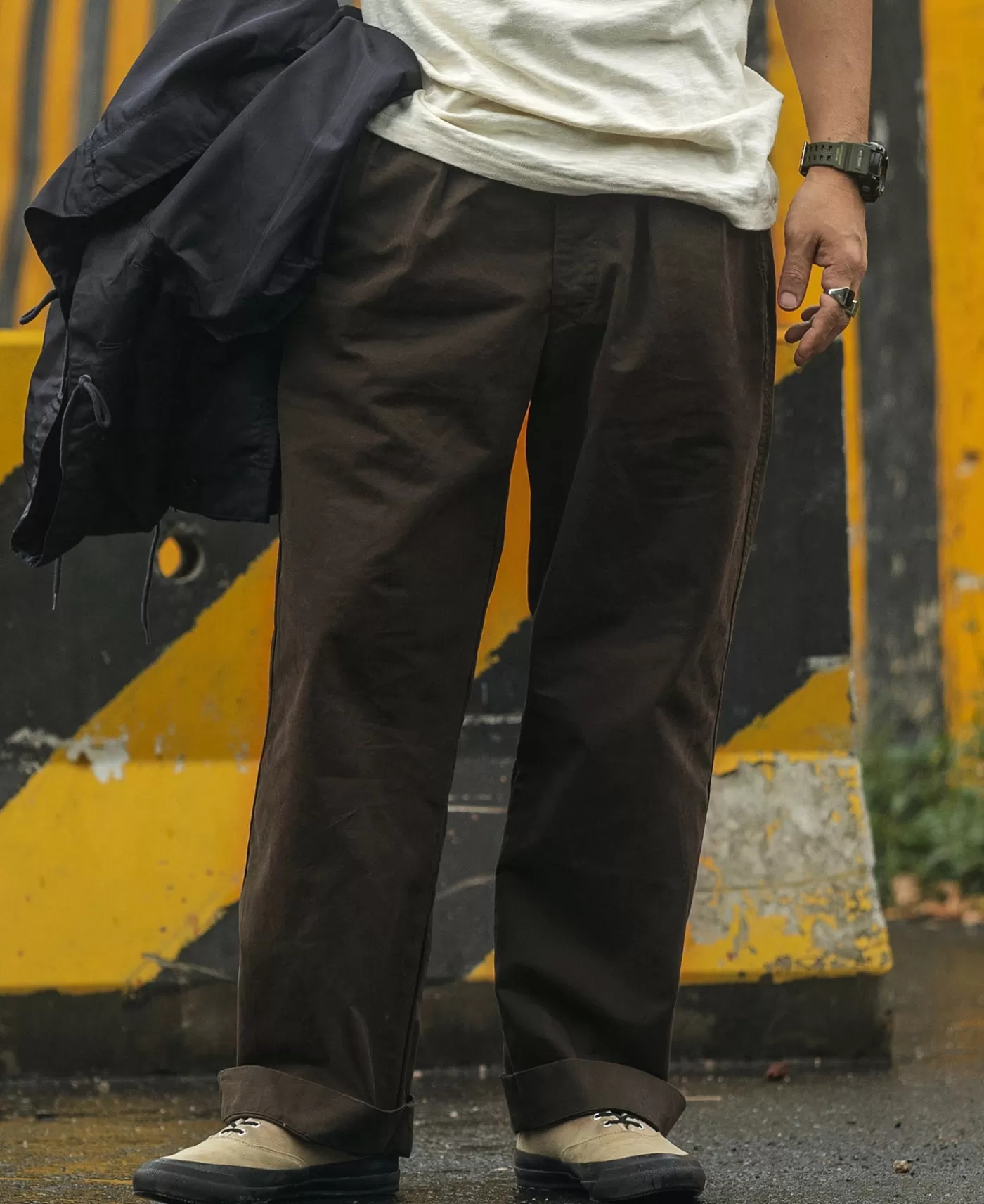 s_aus_army_combat_pants__brown_2.webp Fashion 1960s AUS Army Combat Pants - Pants & Trousers