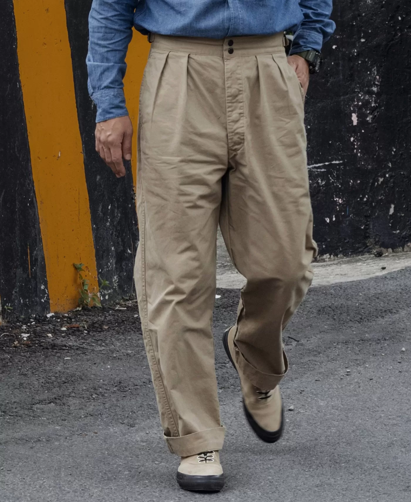 s_aus_army_combat_pants__khaki_2.webp Online 1960s AUS Army Combat Pants - Pants & Trousers