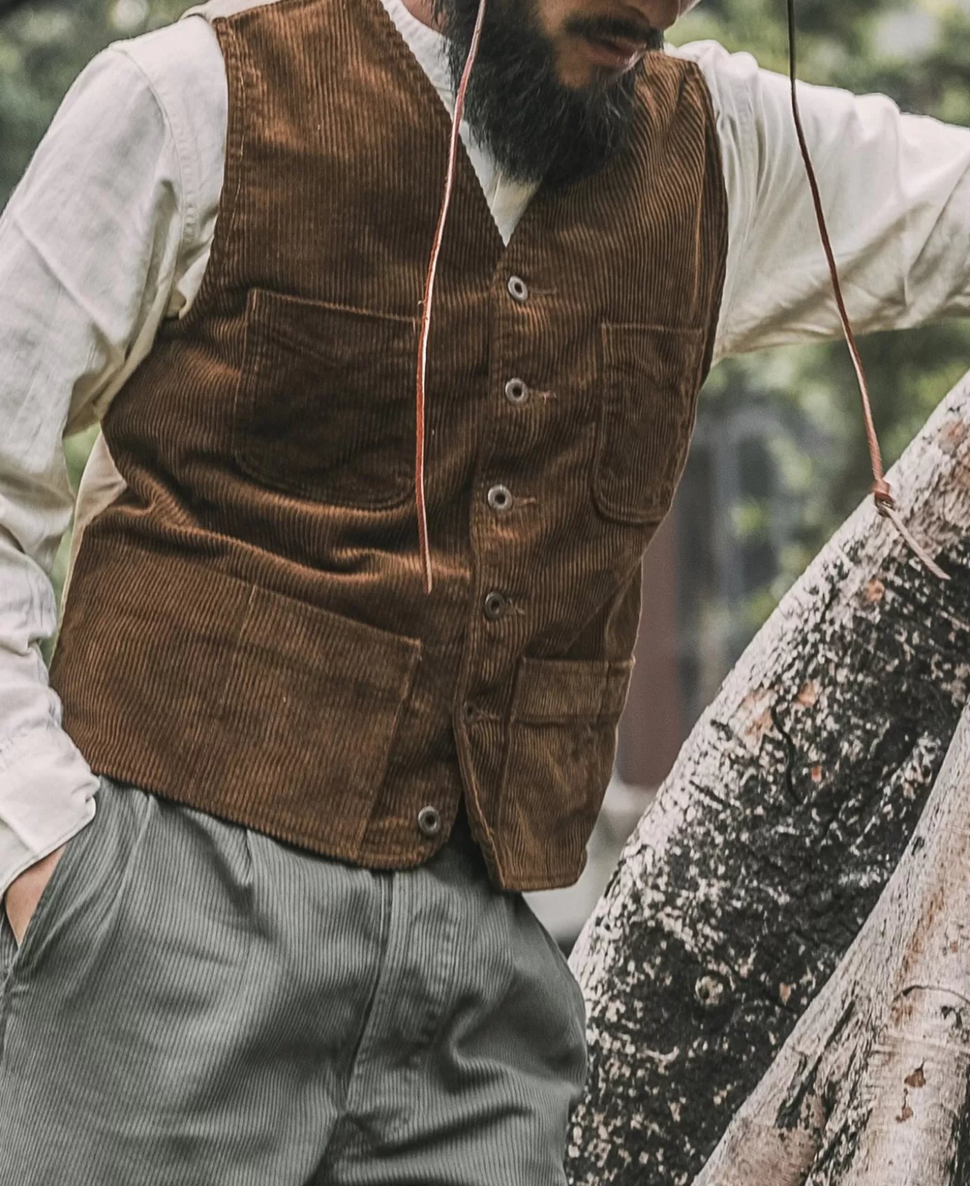 s_corduroy_hunting_vest__light_brown_6.webp Sale 1930s Corduroy Hunting Vest - Vests