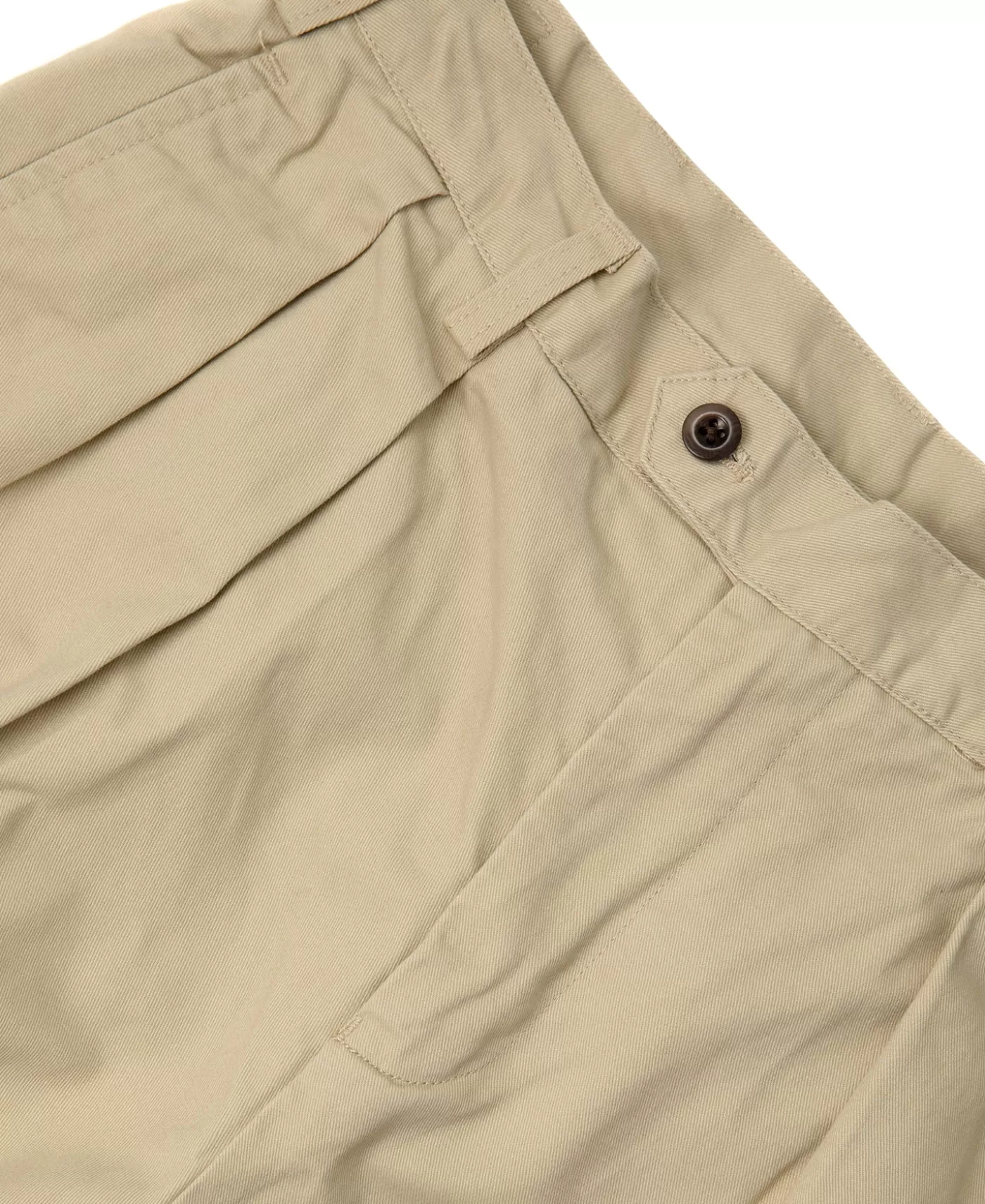 s_ivy_style_double_pleated_chino_trousers__khaki_7.webp Online 1930s IVY Style Double Pleated Chino Trousers - Pants & Trousers
