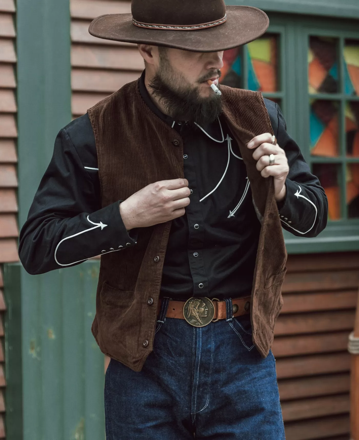 s_retro_corduroy_vest_3.webp Shop 1910s Retro Corduroy Vest Vests