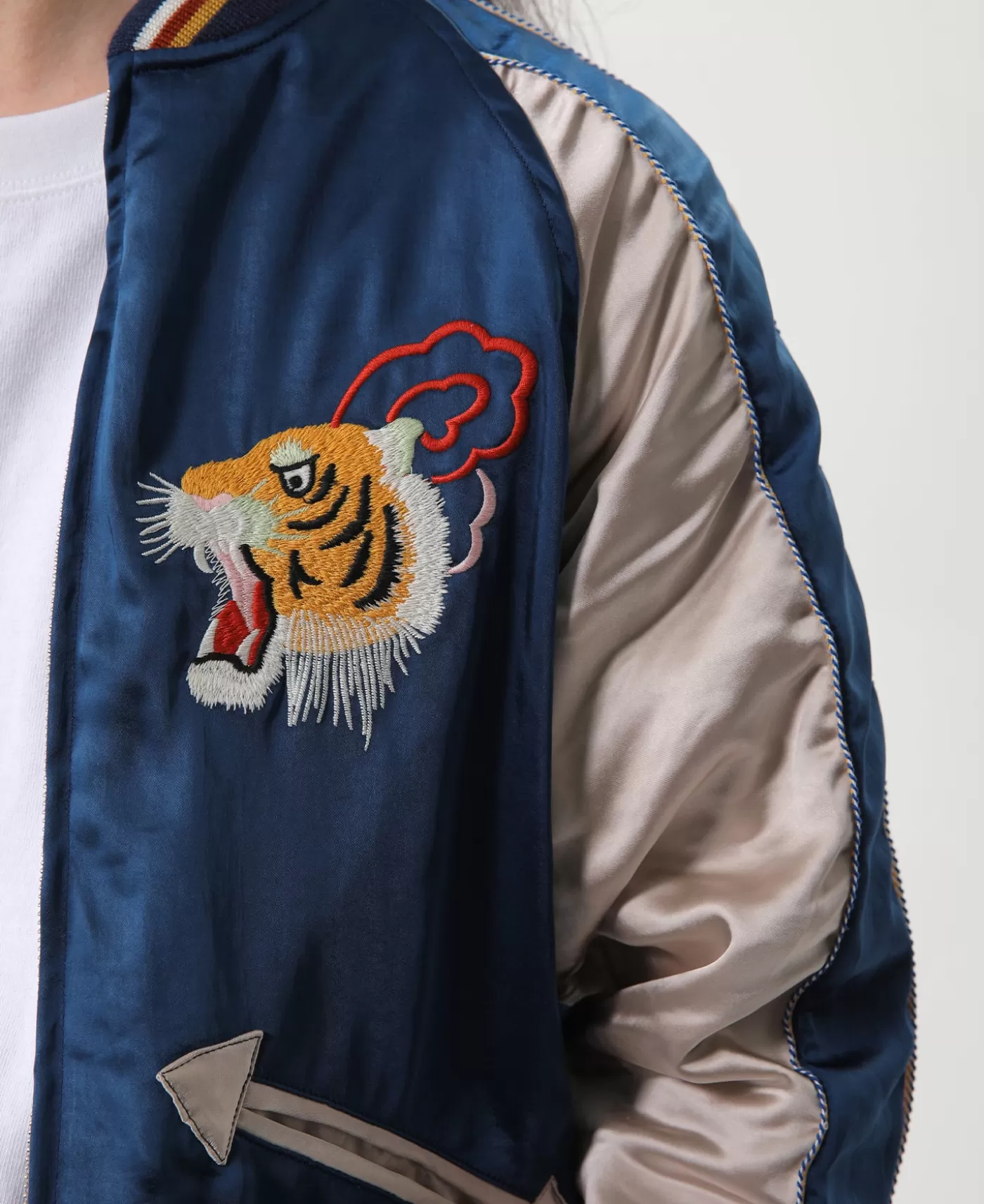 s_reversible_acetate_souvenir_jacket__dragon_tiger_falcon_4.webp Shop 1950s Reversible Acetate Souvenir Jacket - Dragon Tiger Falcon Jackets & Coats