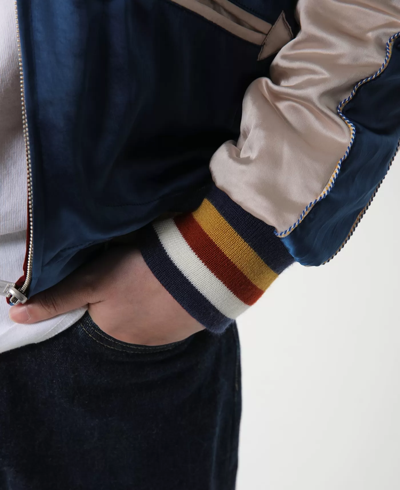 s_reversible_acetate_souvenir_jacket__dragon_tiger_falcon_5.webp Shop 1950s Reversible Acetate Souvenir Jacket - Dragon Tiger Falcon Jackets & Coats