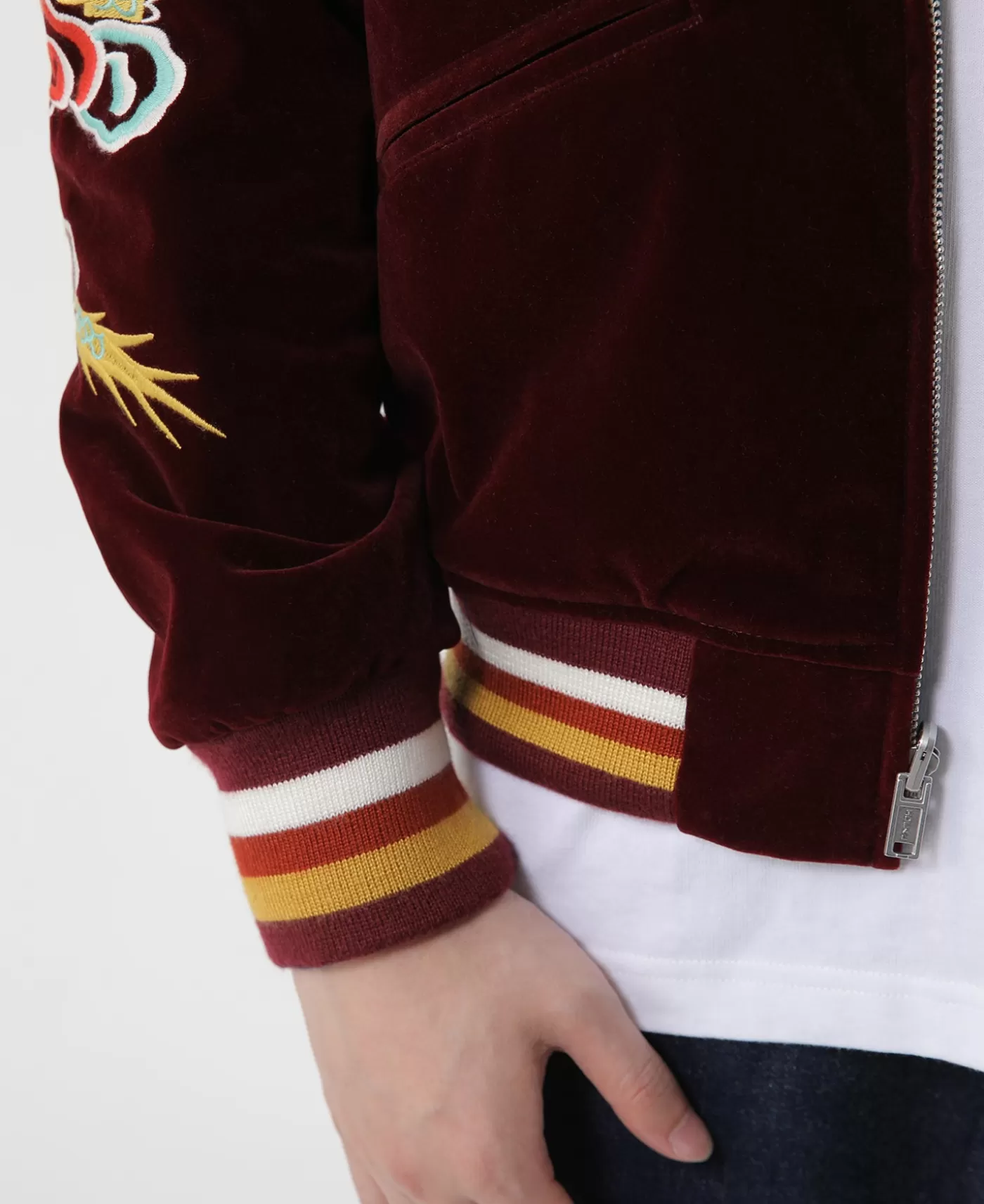 s_reversible_acetate_souvenir_jacket__dragon_tiger_falcon_6.webp Shop 1950s Reversible Acetate Souvenir Jacket - Dragon Tiger Falcon Jackets & Coats