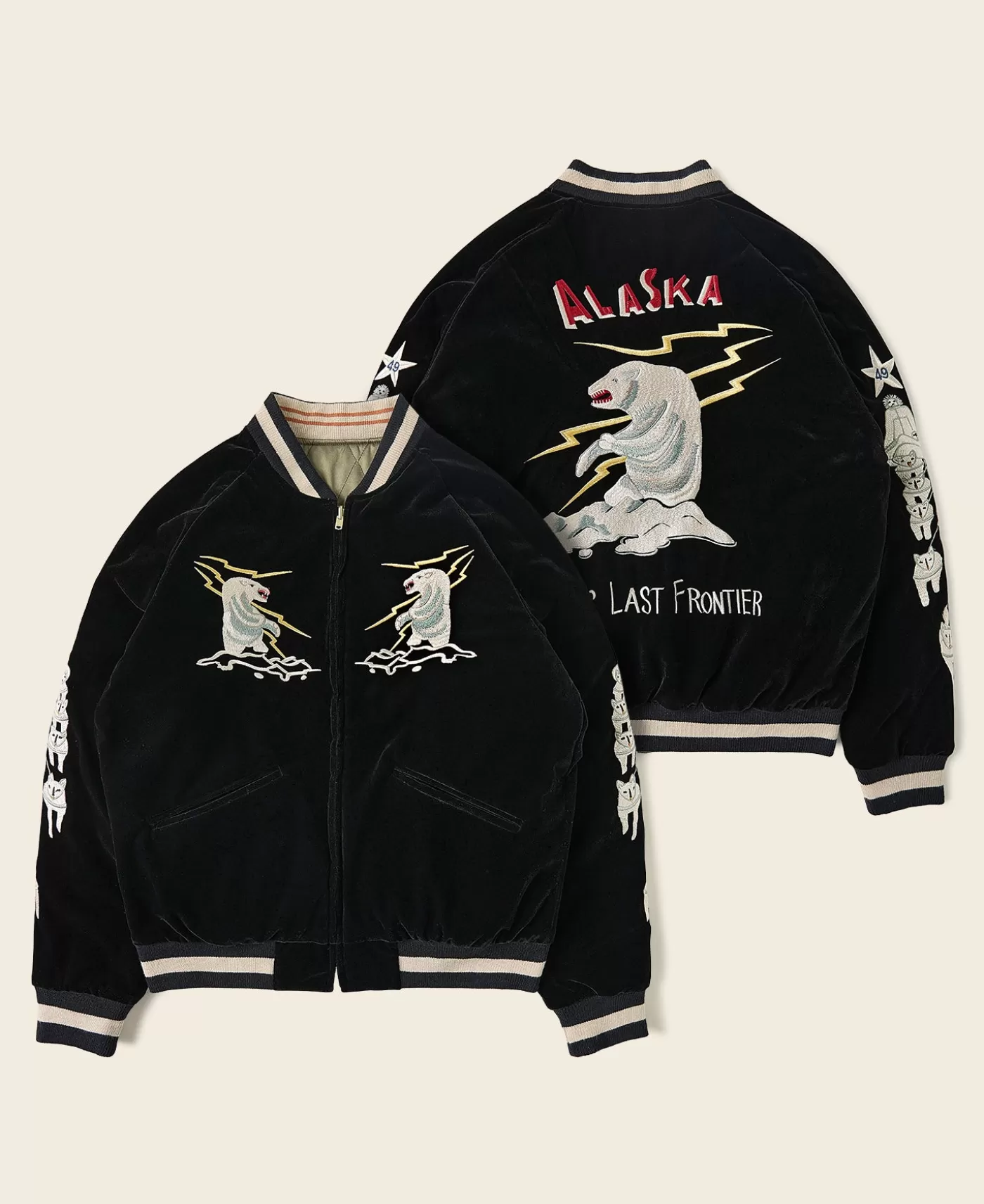 Sale 1950s Reversible Souvenir Jacket - Alaska Jackets & Coats