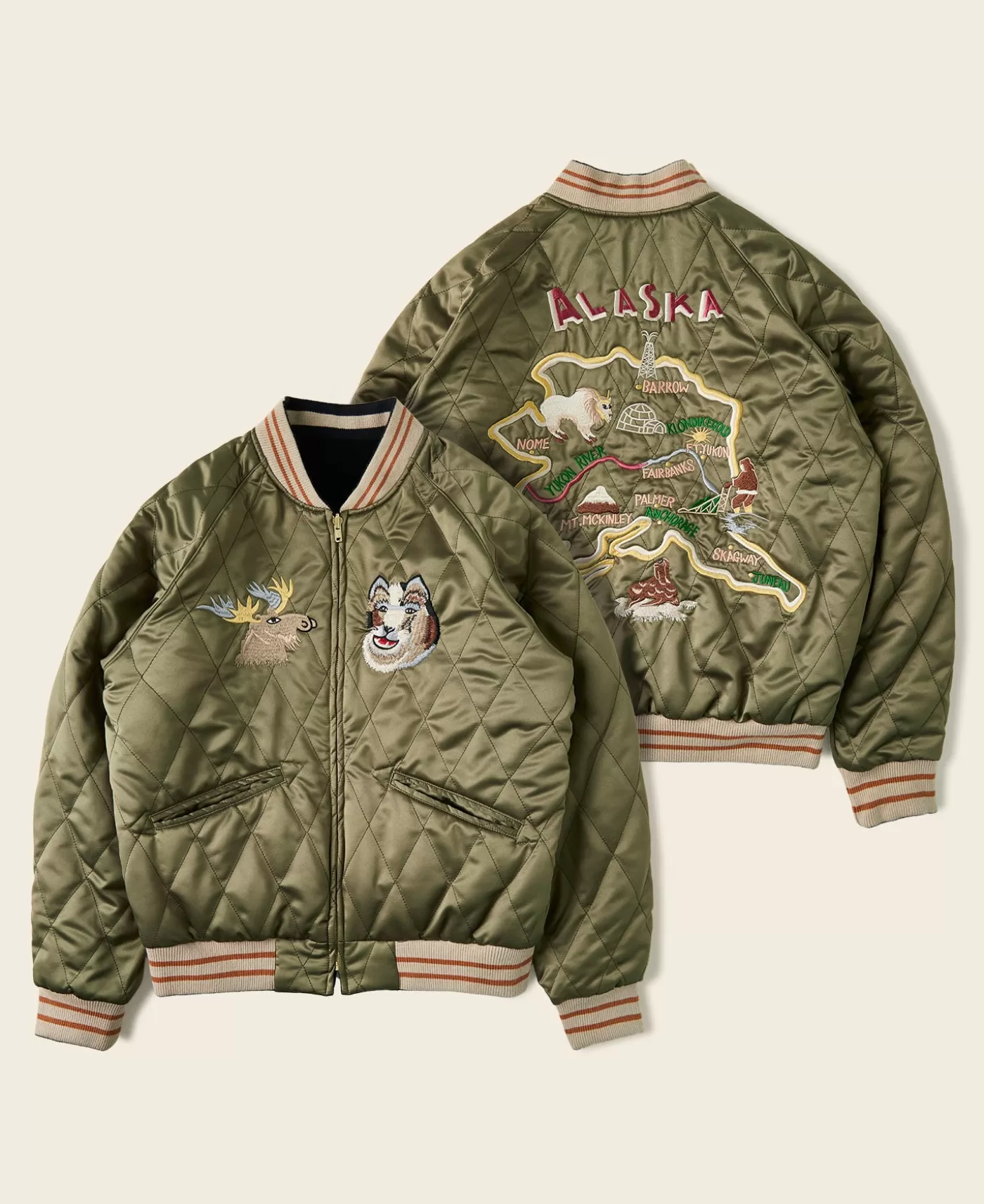 Sale 1950s Reversible Souvenir Jacket - Alaska Jackets & Coats