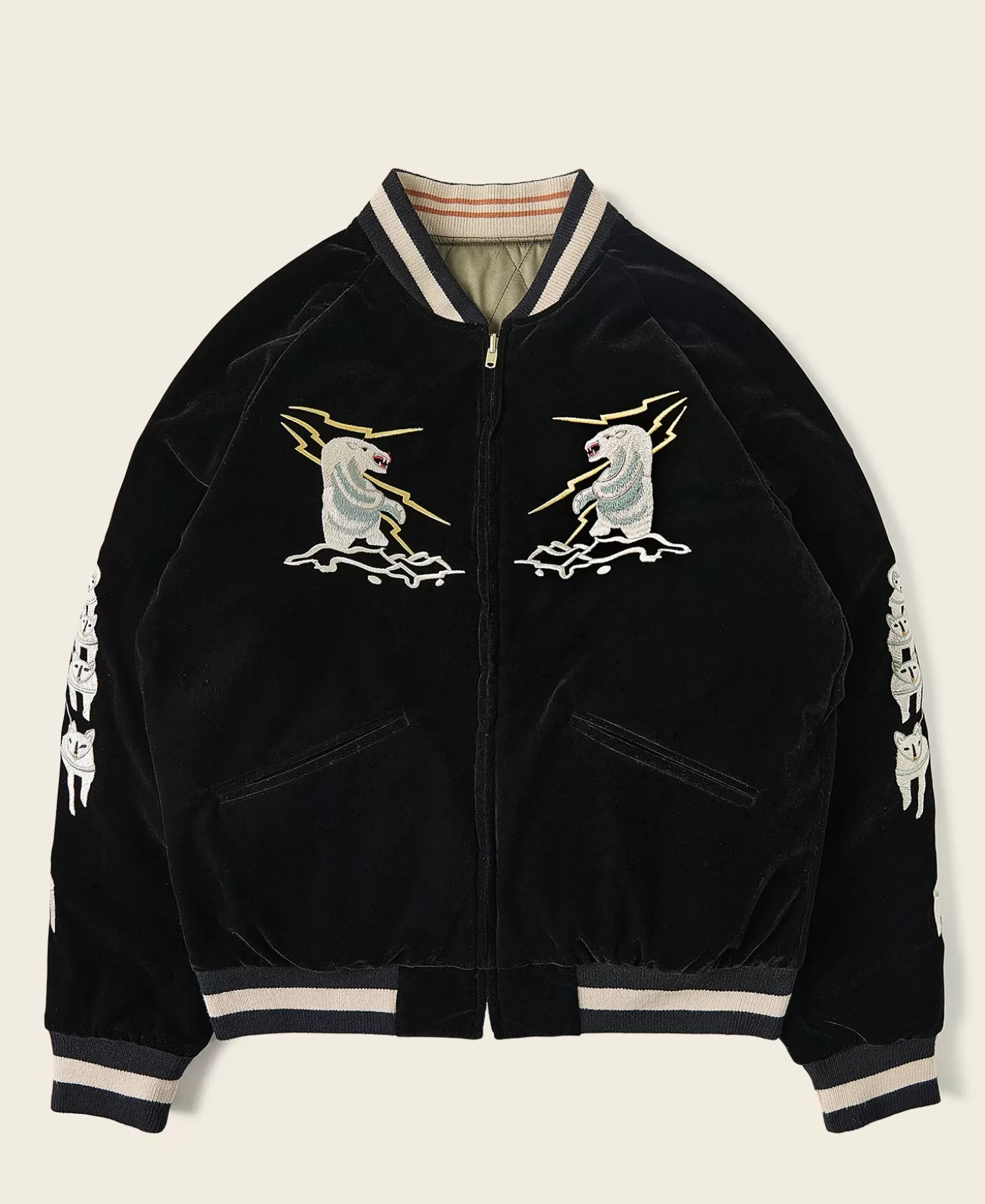 s_reversible_souvenir_jacket__alaska_2.webp Sale 1950s Reversible Souvenir Jacket - Alaska Jackets & Coats