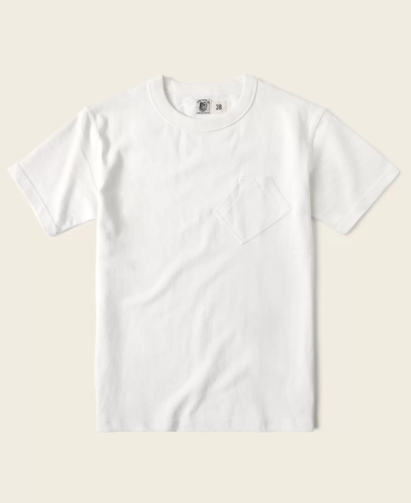 Sale 1930s Slanted Pocket Tubular T-Shirt - Tubular T-Shirt | Short Sleeve T-Shirts