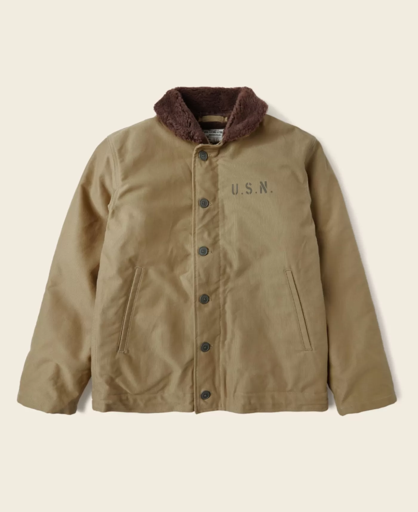 Shop 1940s US Navy N-1 Deck Jacket - Cost-effective Version Jackets & Coats