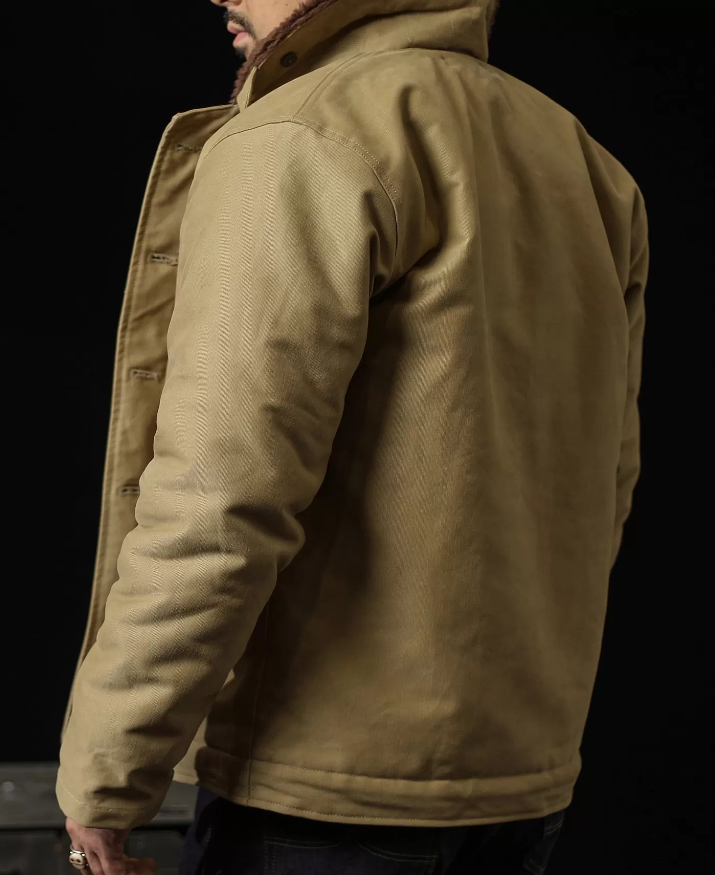 s_us_navy_n_deck_jacket__costeffective_version_4.webp Shop 1940s US Navy N-1 Deck Jacket - Cost-effective Version Jackets & Coats