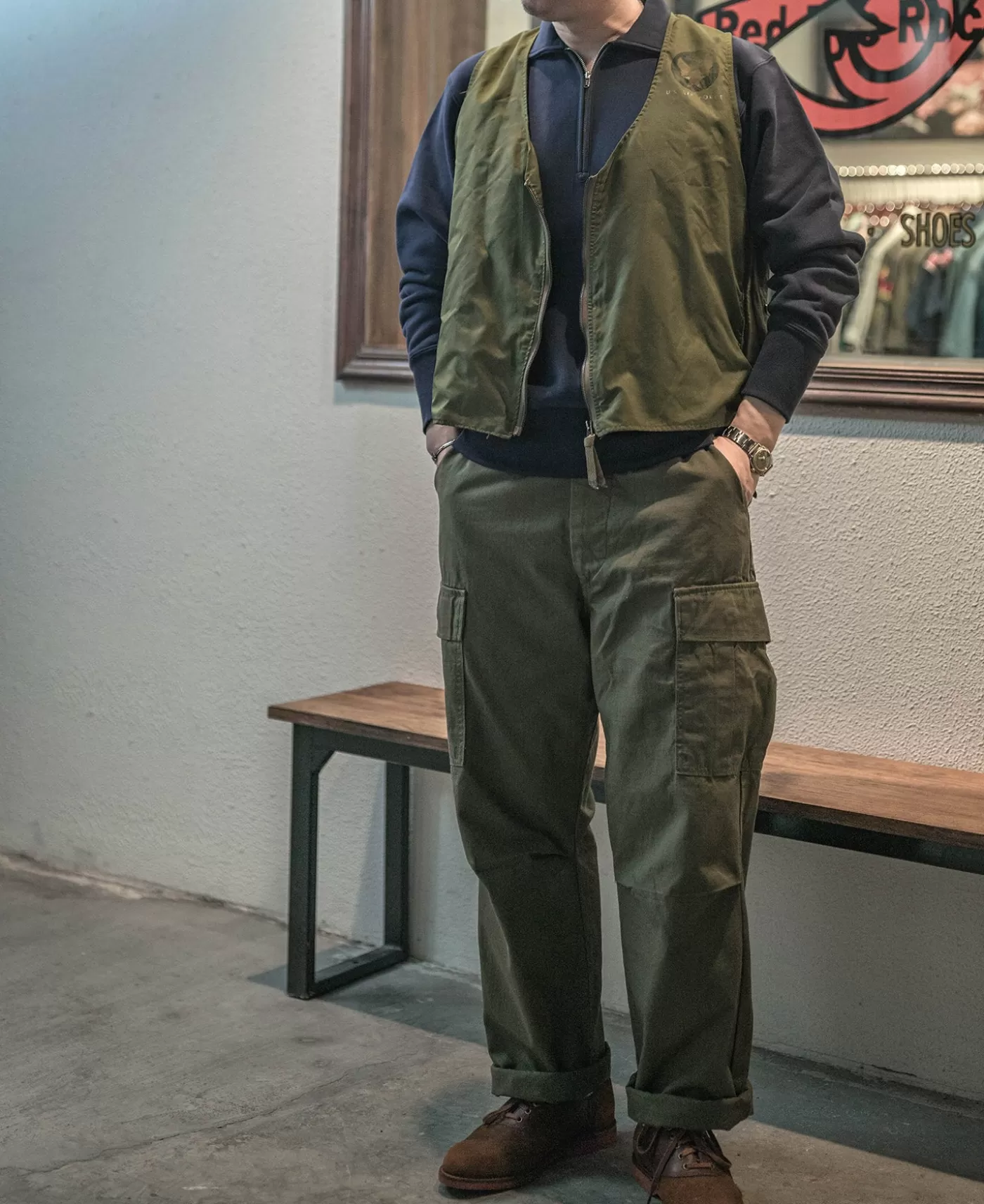 s_usafa_reverse_weave_halfzip_sweatshirt__navy_6.webp Fashion 1950s USAFA Reverse Weave Half-Zip Sweatshirt - Sweatshirts & Hoodies