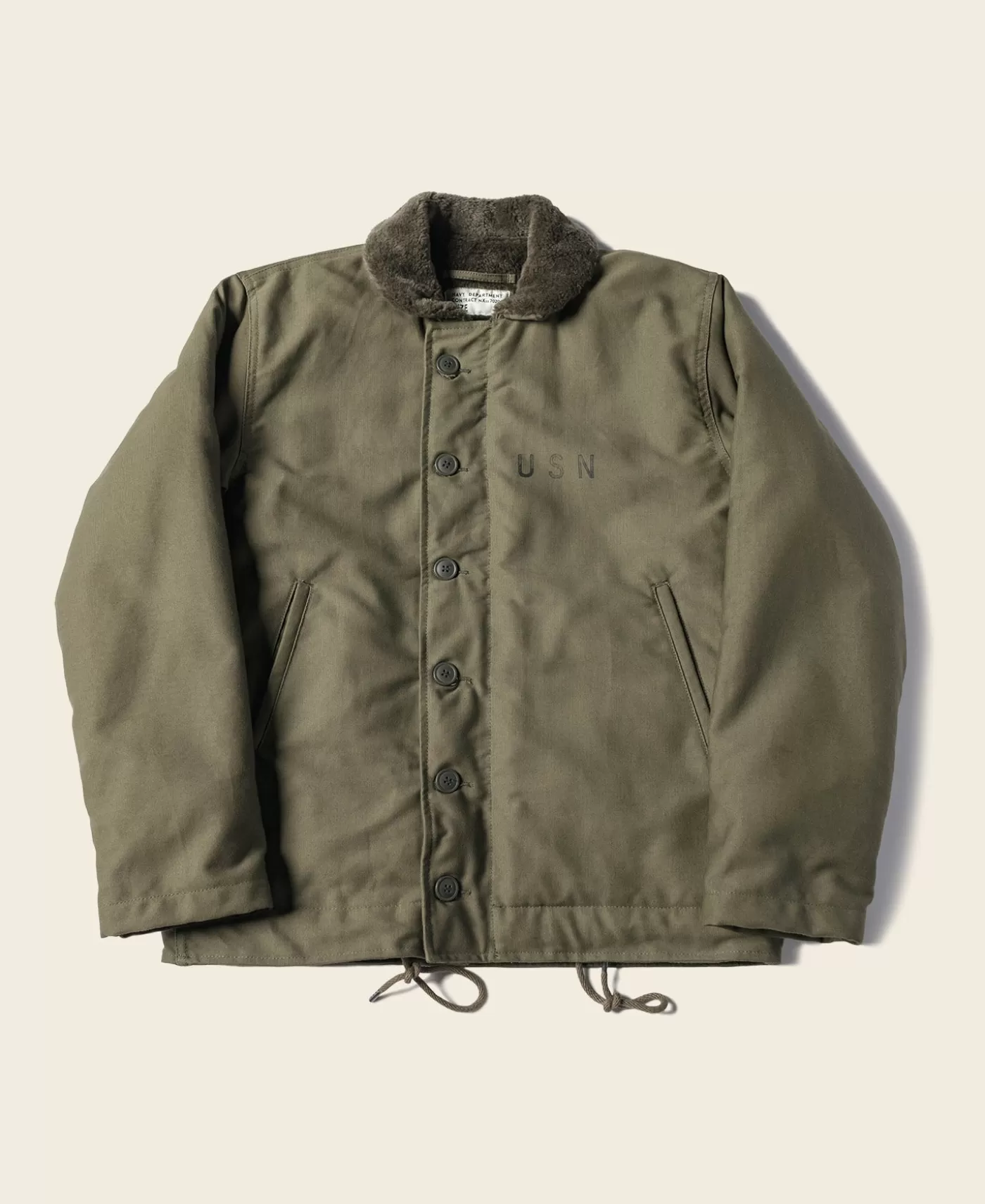 Best 1940s USN 3rd Type N-1 Woolen Deck Jacket - Stencil Jackets & Coats