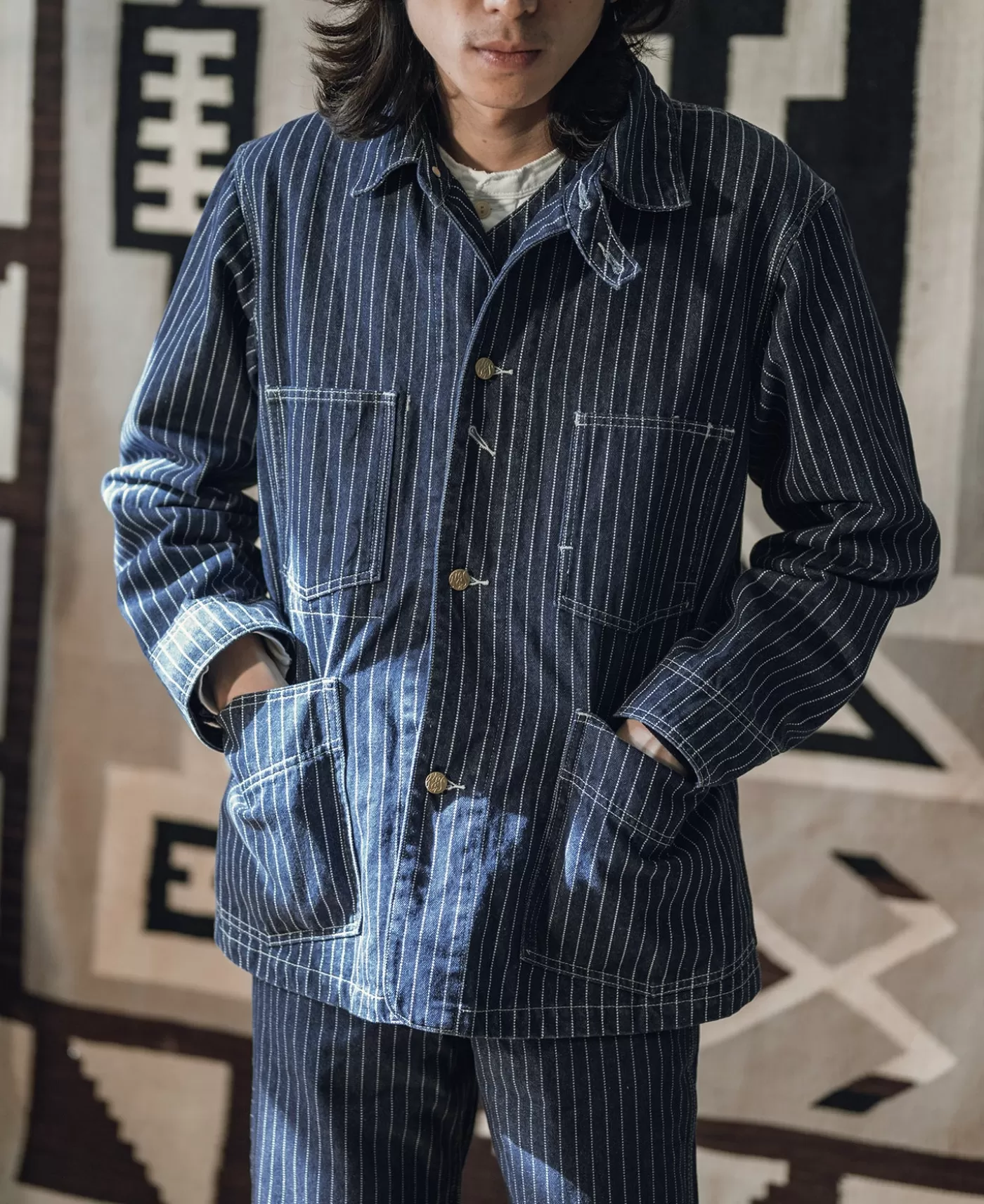 s_wabash_railway_work_coat_2.webp Outlet 1930s Wabash Railway Work Coat Denim Jackets | Jackets & Coats