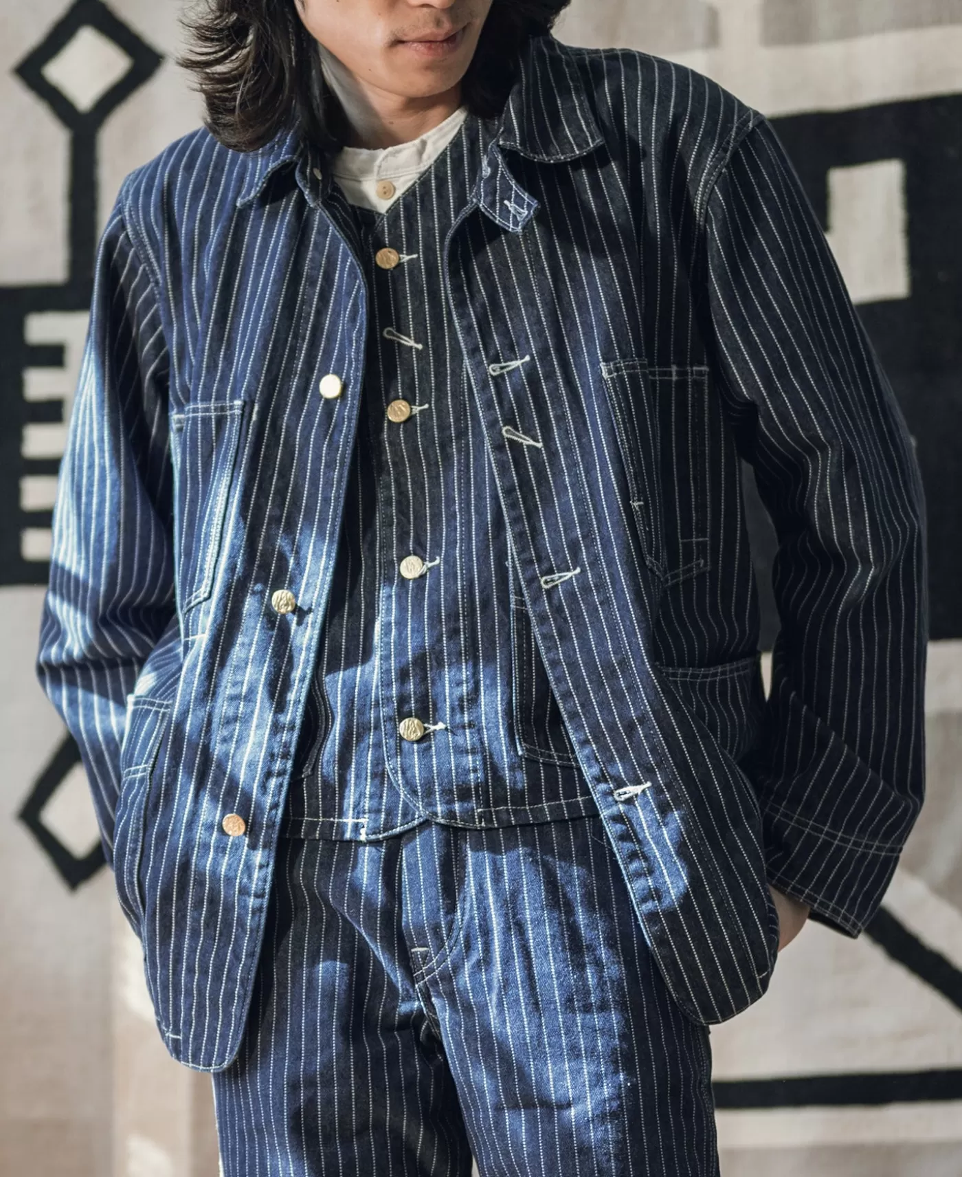 s_wabash_railway_work_coat_3.webp Outlet 1930s Wabash Railway Work Coat Denim Jackets | Jackets & Coats