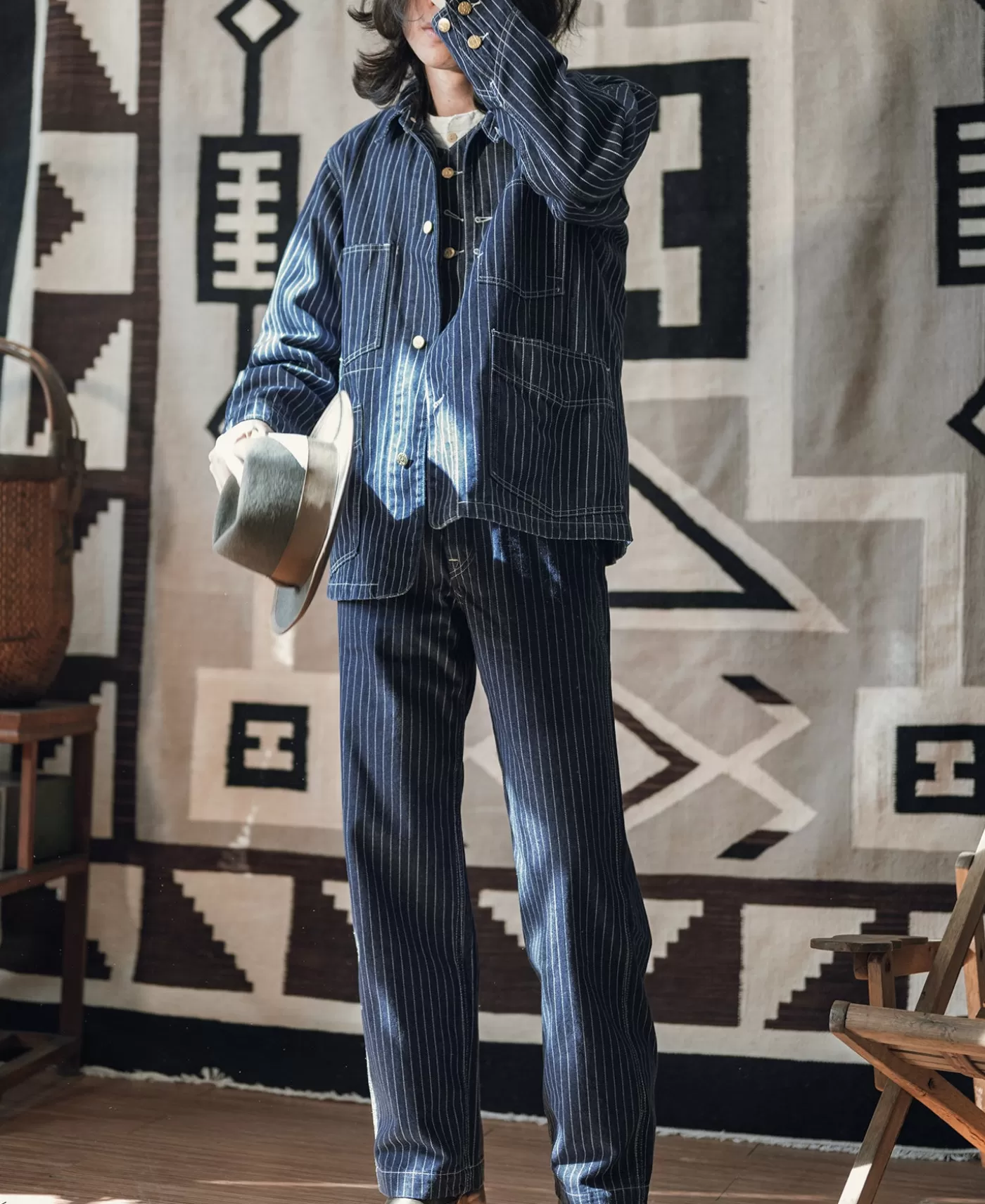 s_wabash_railway_work_coat_6.webp Outlet 1930s Wabash Railway Work Coat Denim Jackets | Jackets & Coats