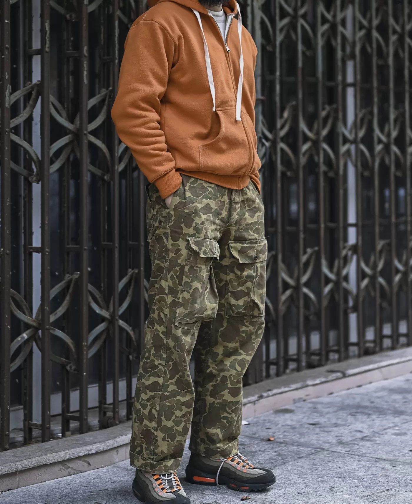 s_wind_shield_fullzip_thermal_hoodie__orange_2.webp Clearance 1950s Wind Shield Full-Zip Thermal Hoodie - Sweatshirts & Hoodies | Jackets & Coats