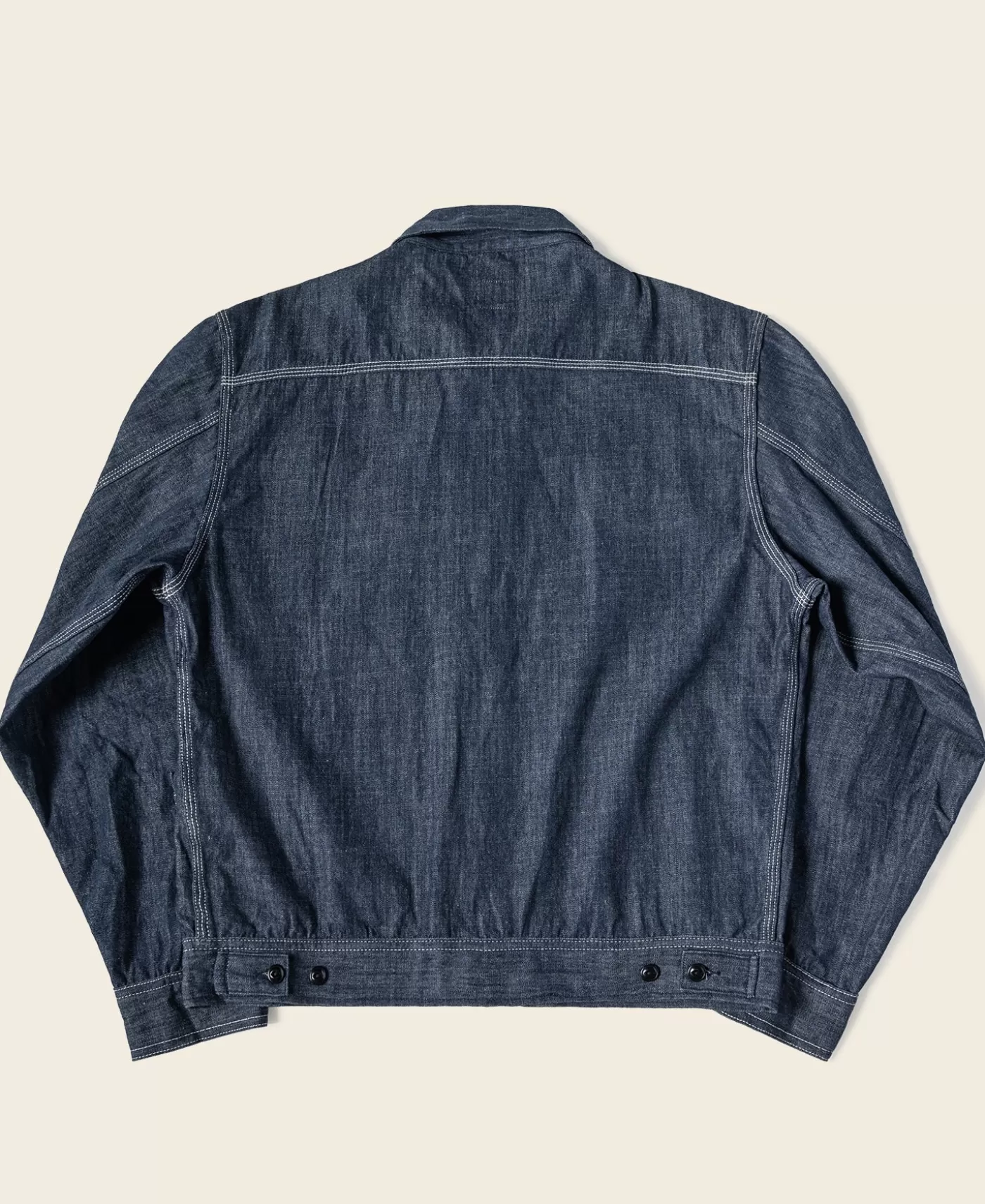 Outlet 1960s Zip Up Denim Work Jacket Denim Jackets | Jackets & Coats