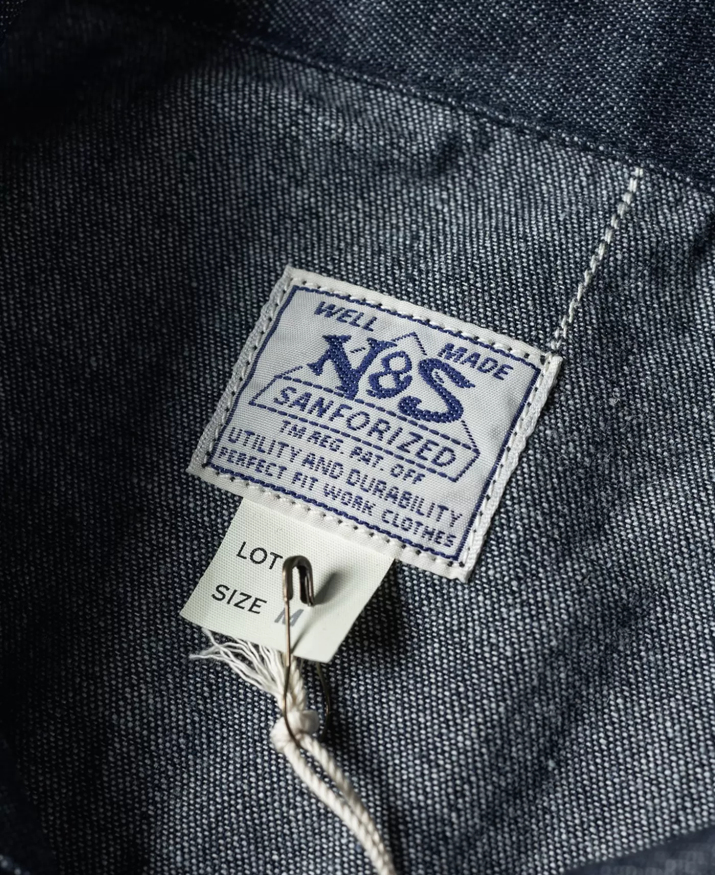 s_zip_up_denim_work_jacket_6.webp Outlet 1960s Zip Up Denim Work Jacket Denim Jackets | Jackets & Coats