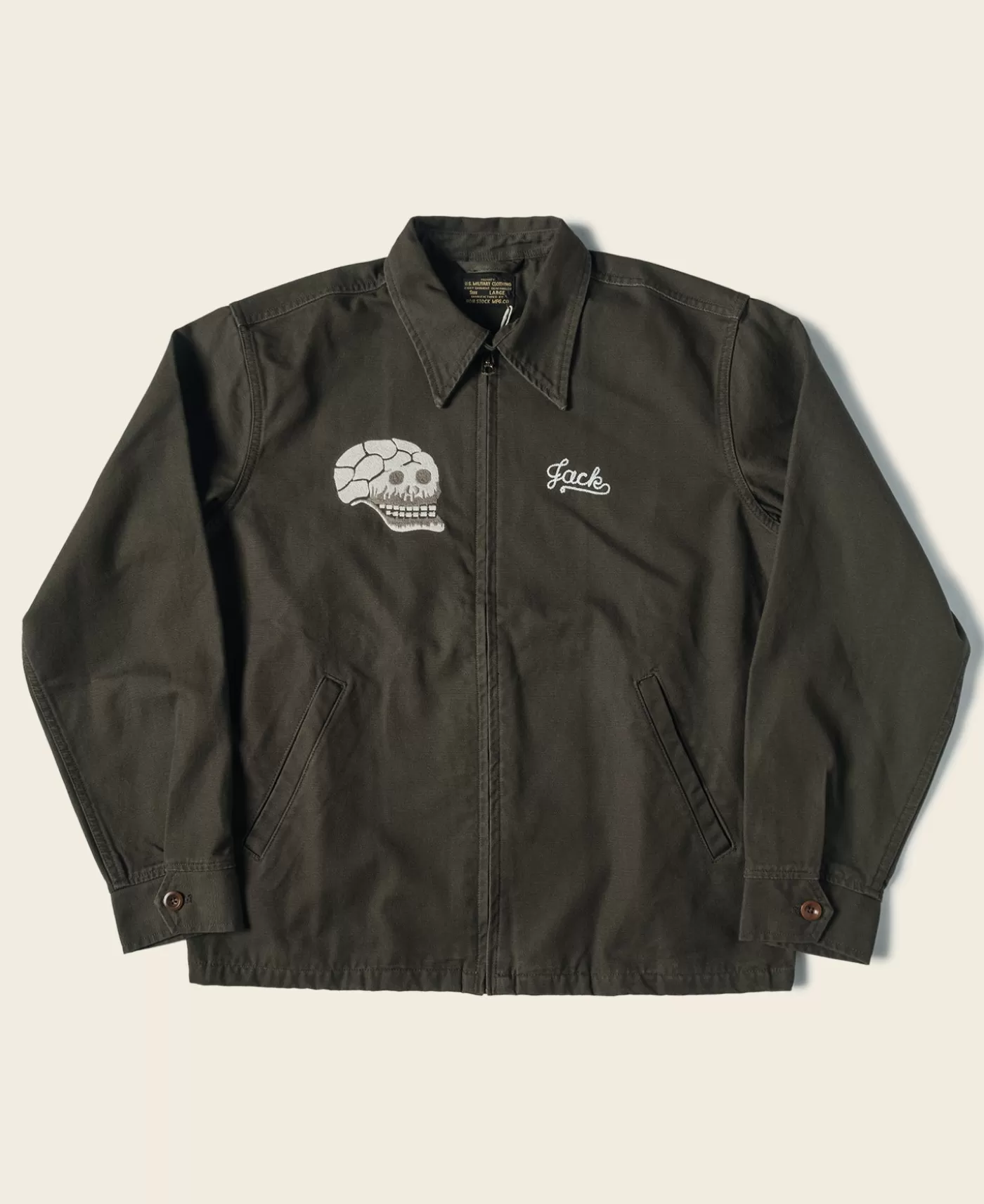 Sale Skull Embroidery Vietnam Souvenir Jacket Jackets & Coats