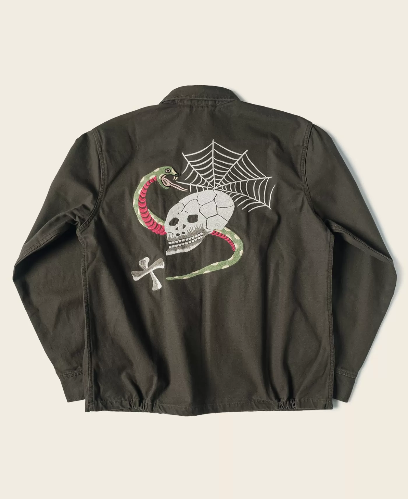 Sale Skull Embroidery Vietnam Souvenir Jacket Jackets & Coats