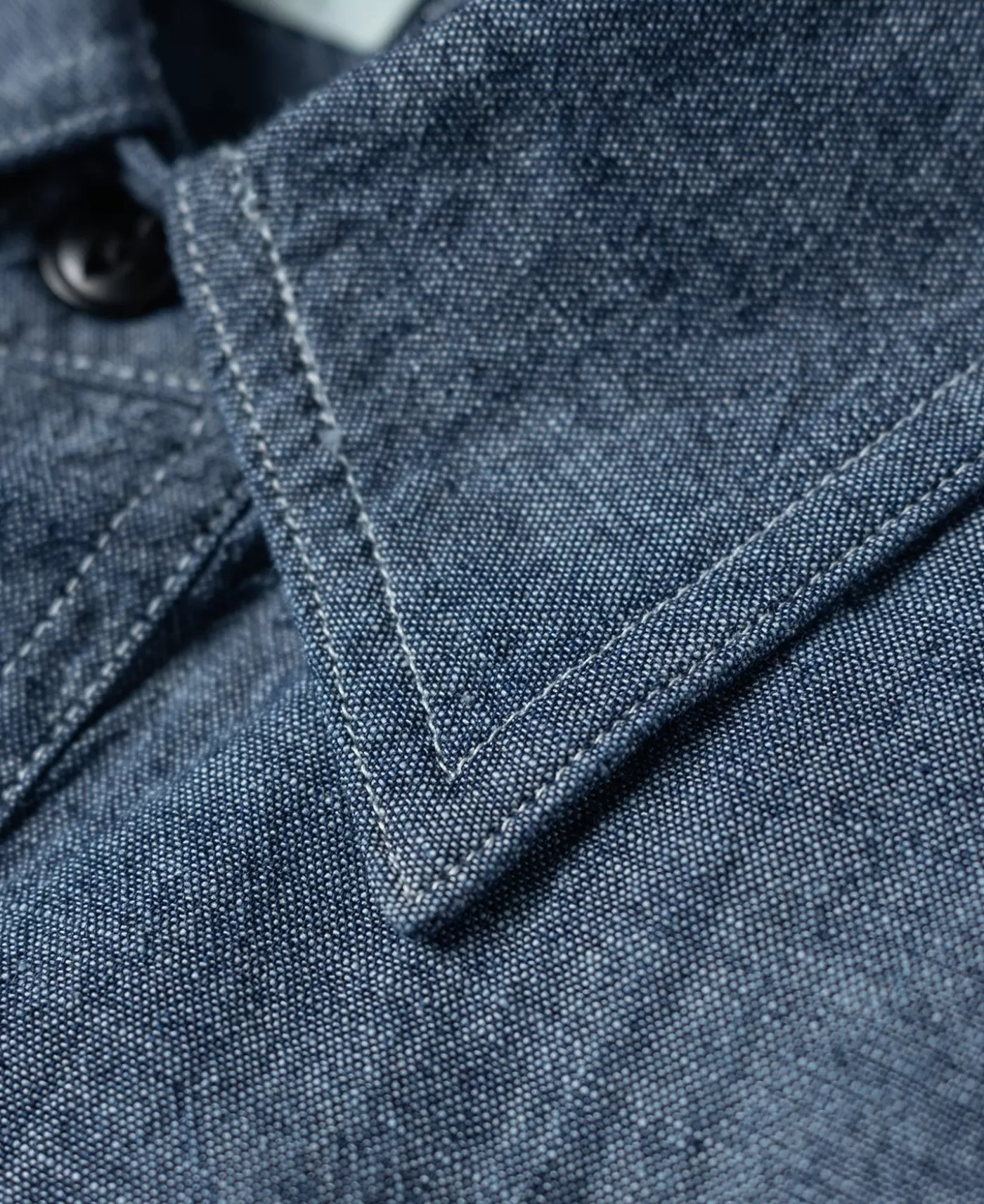 slub_cotton_chambray_work_shirt_8.webp Store 1943 Slub Cotton Chambray Work Shirt Short Sleeve Shirts