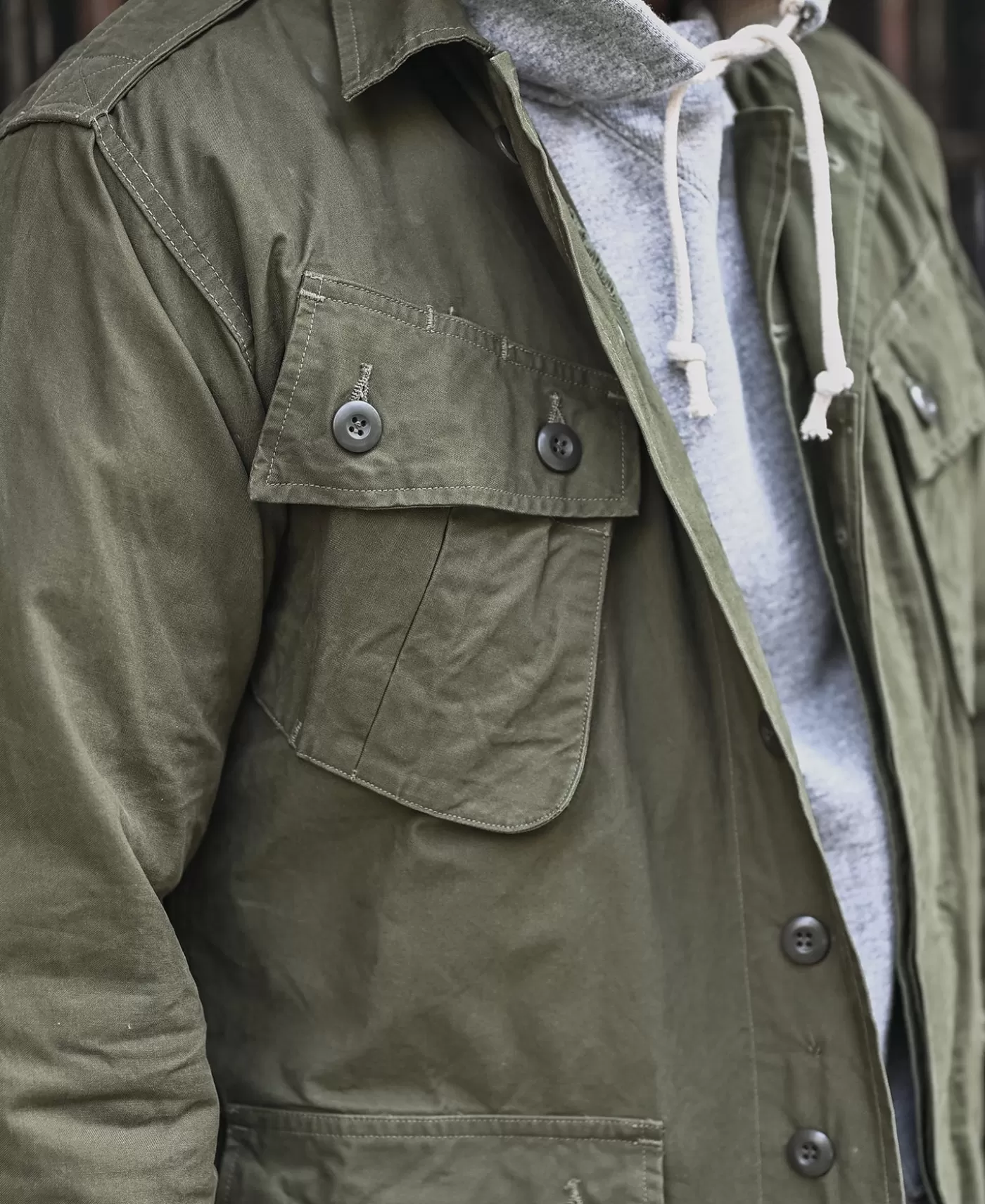 st_model_tropical_jungle_fatigue_jacket_3.webp New 1963 1st Model Tropical Jungle Fatigue Jacket Jackets & Coats