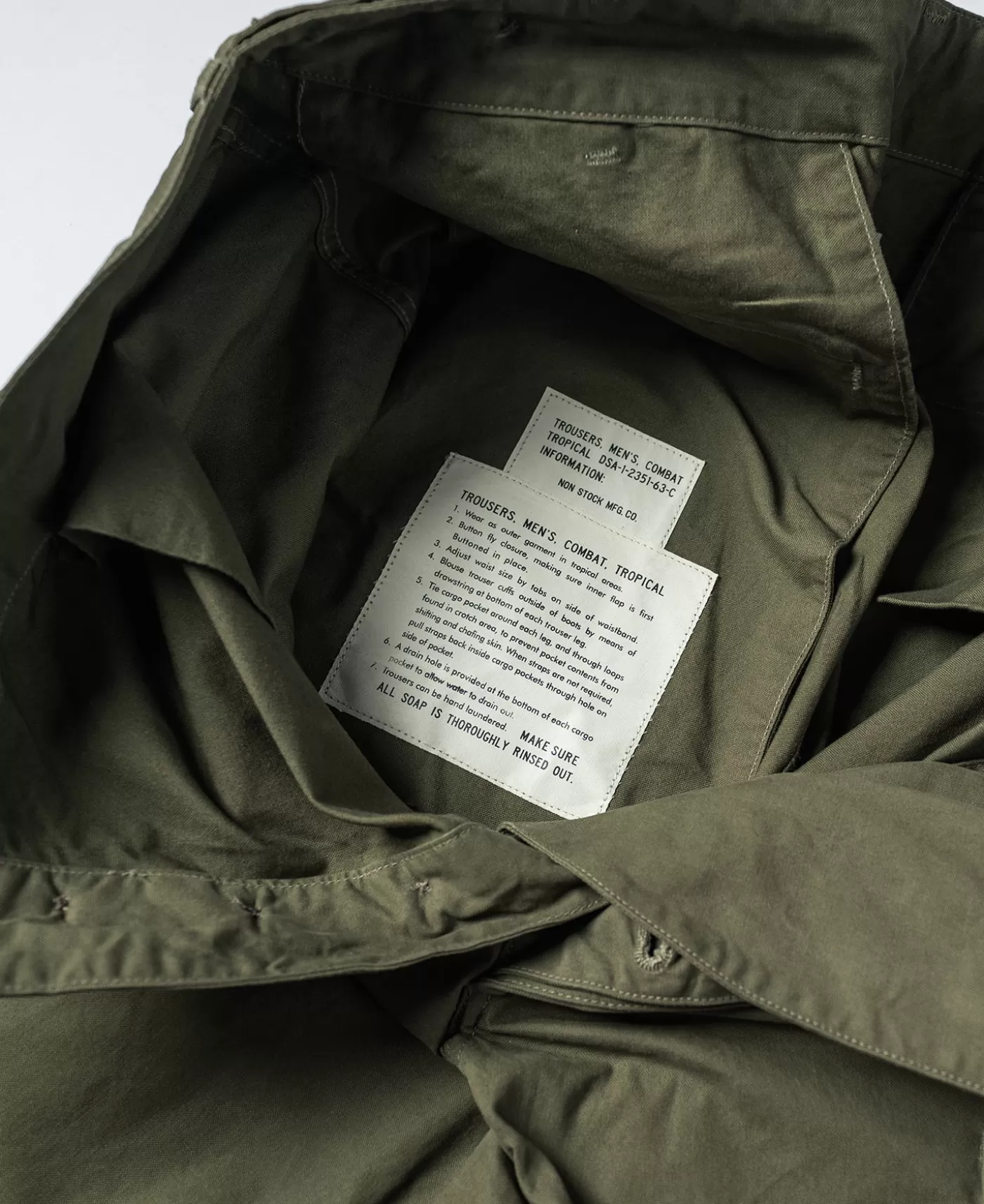 st_model_tropical_jungle_fatigue_pants_5.webp Cheap 1963 1st Model Tropical Jungle Fatigue Pants Pants & Trousers